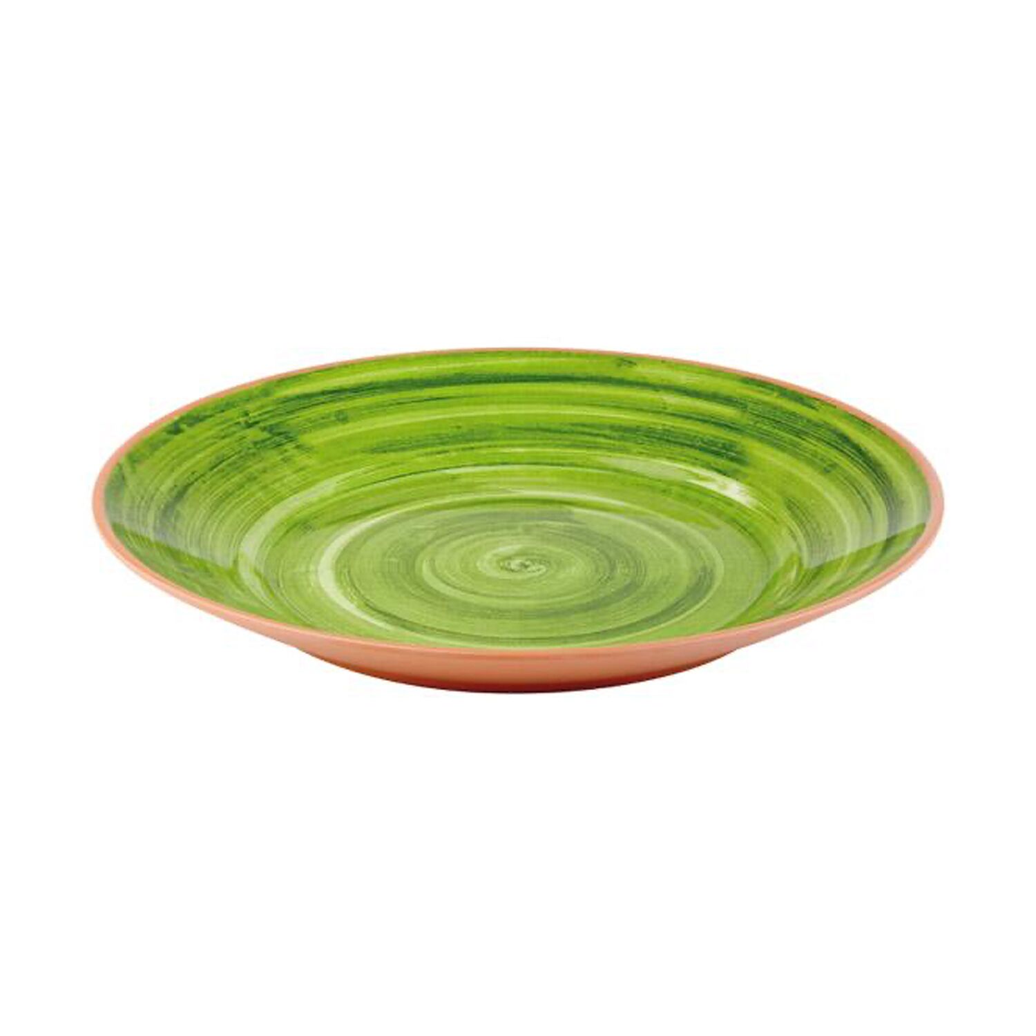 (6 pcs) Plateau de présentation - LA VIDA - Mélamine - Ø320mm - Hauteur:35mm - Vert
