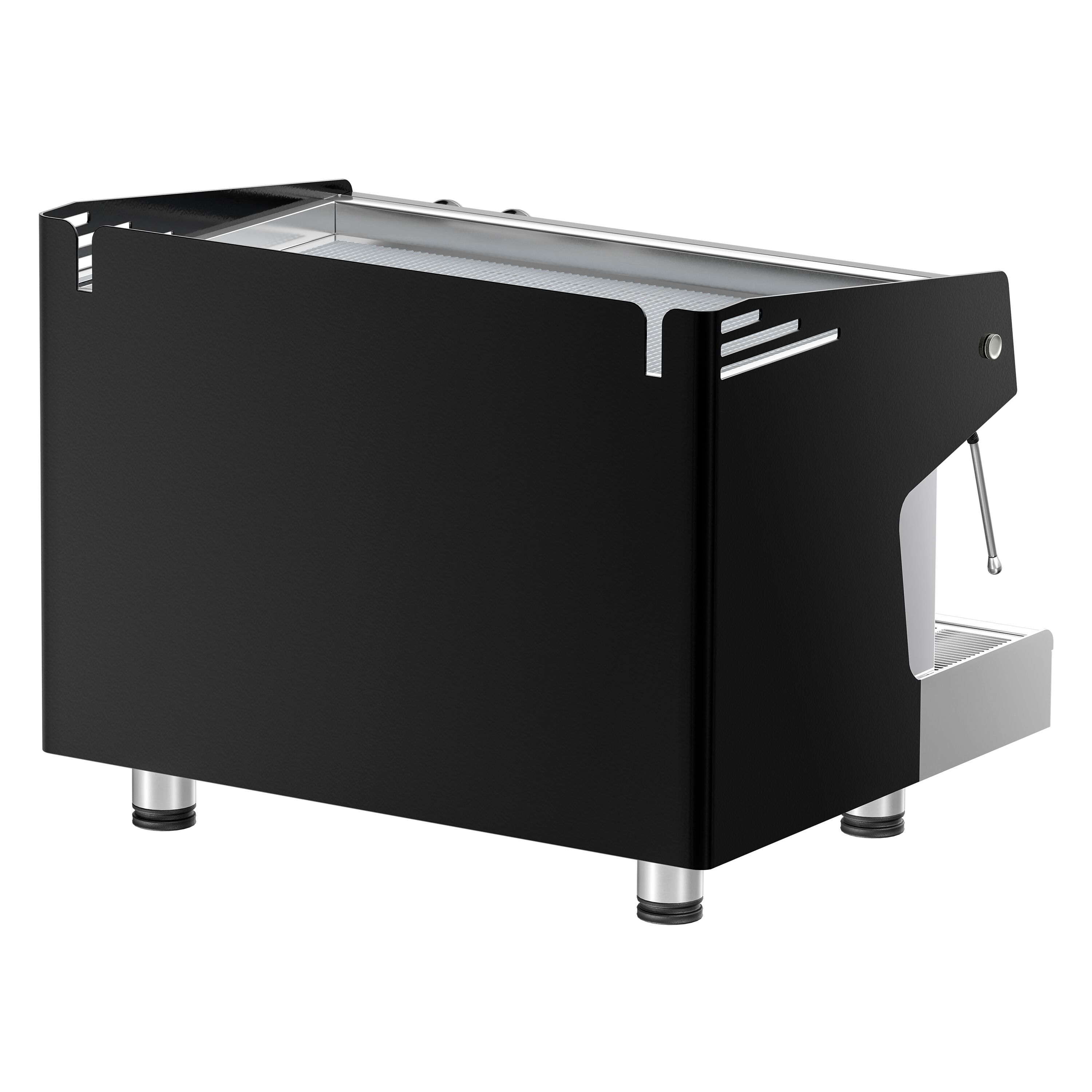 Machine à café porte-filtre – 2 groupes – avec système de préinfusion & 2 lances vapeur incluses