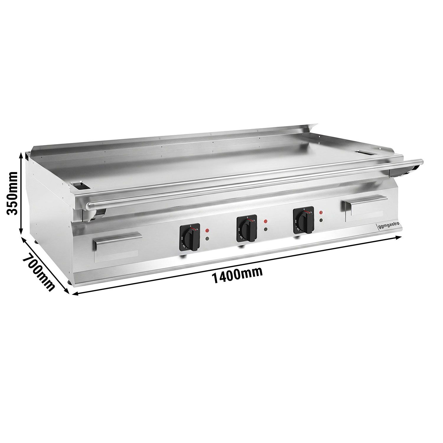 Elektrische teppanyaki-bakplaat - 13,5 kW
