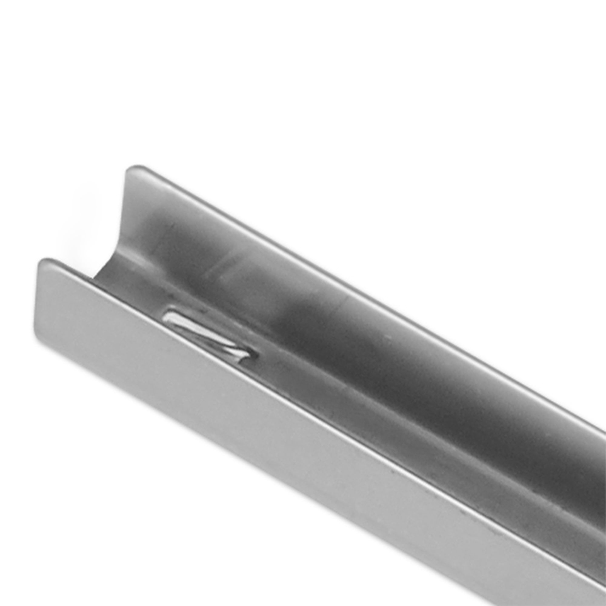(2 pcs) Paire de glissières en inox - pour grille de support - 26x593x26mm - pour PTKSF65