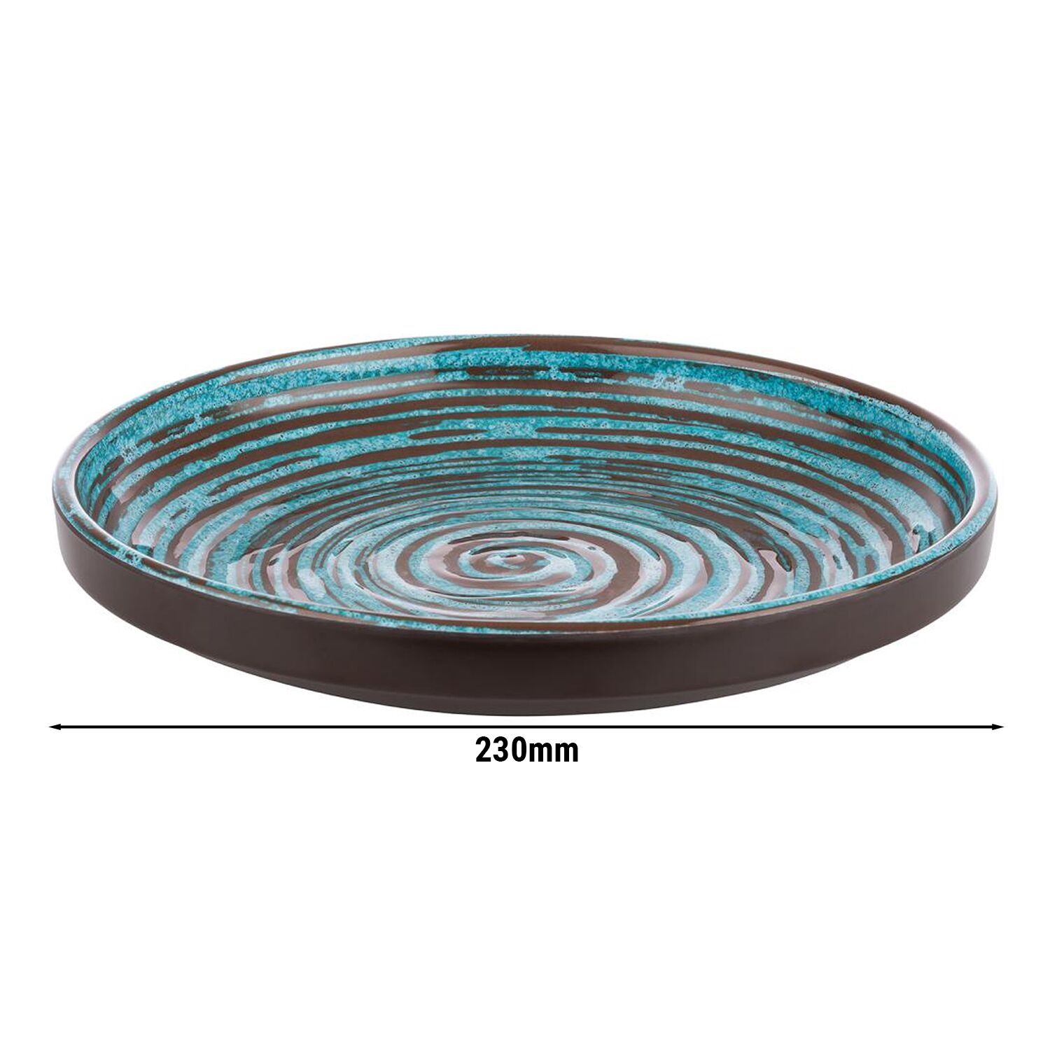 (6 Pièces) Assiette - CANCUN - Mélamine - Ø 230 mm