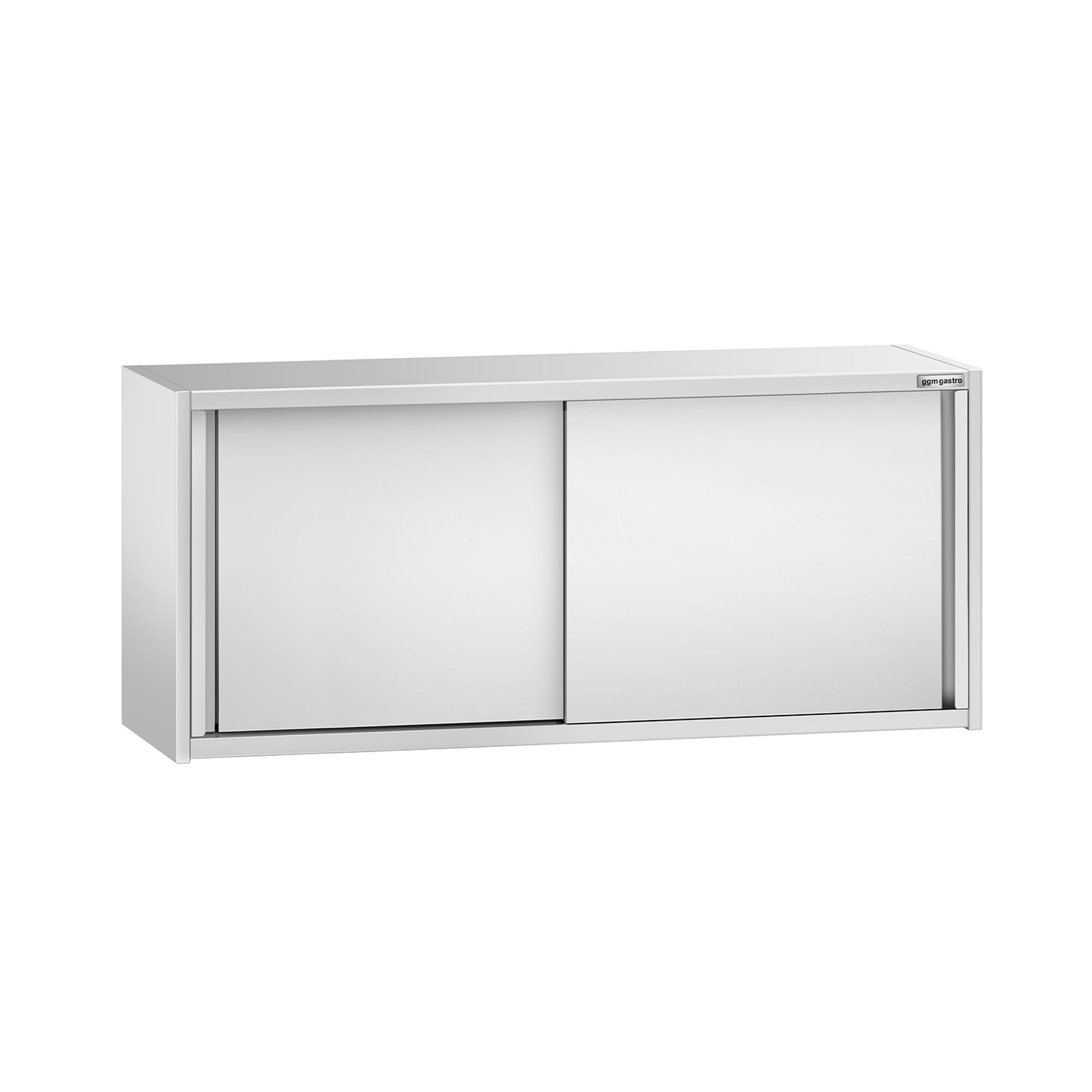 Armoire murale en acier inoxydable PREMIUM - 1600x400mm - avec portes coulissantes - 650mm de haut