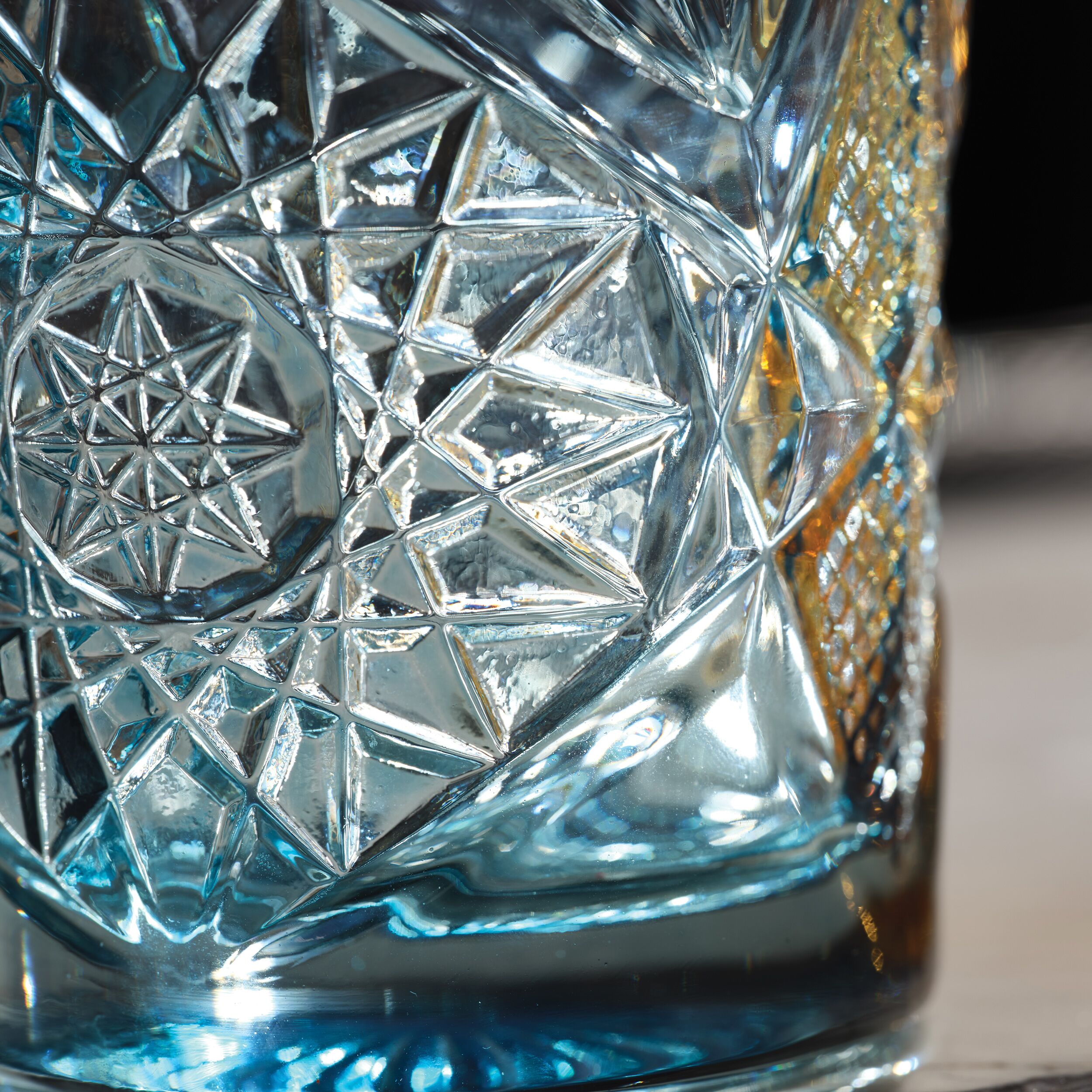 (12 pièces) LIBBEY | HOBSTAR - D.O.F. Sapphire - 355ml - Bleu