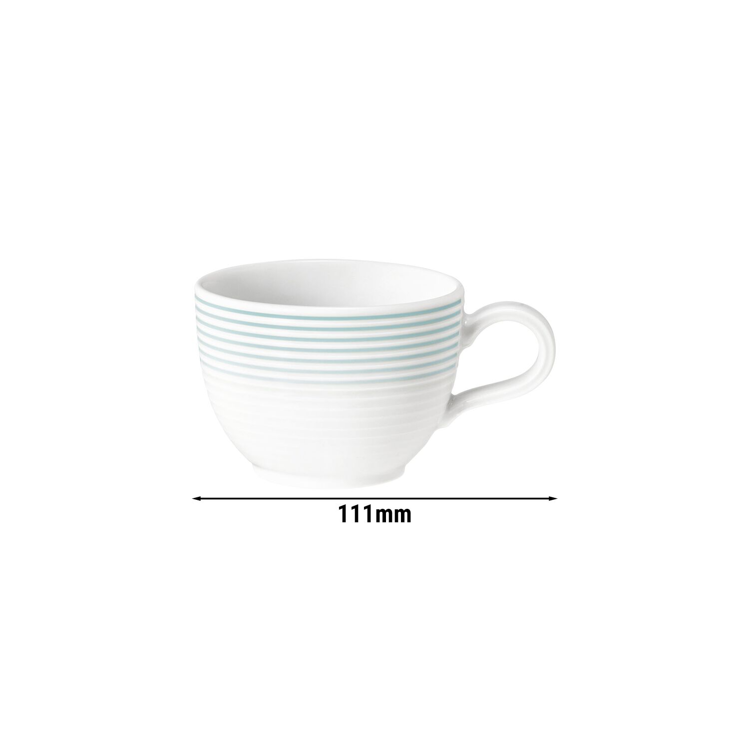 (6 pièces) SELTMANN WEIDEN | Tasse à café Tulipe – 180 ml – Bleu arctique