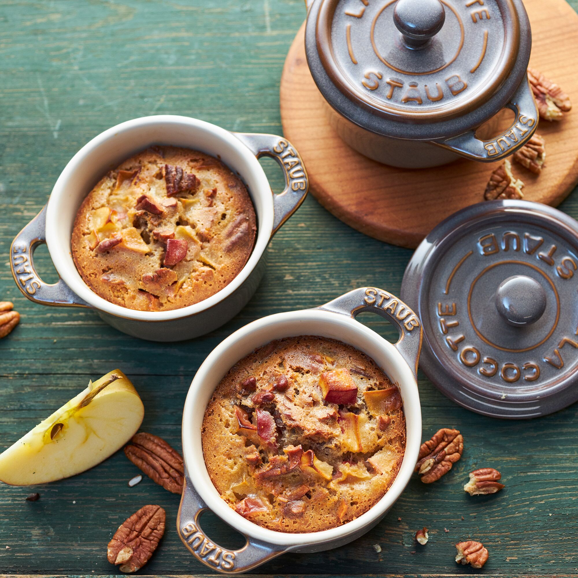STAUB| Ceramic Mini Cocotte, Round – Antique Grey - Ø 100 mm - Enamelled