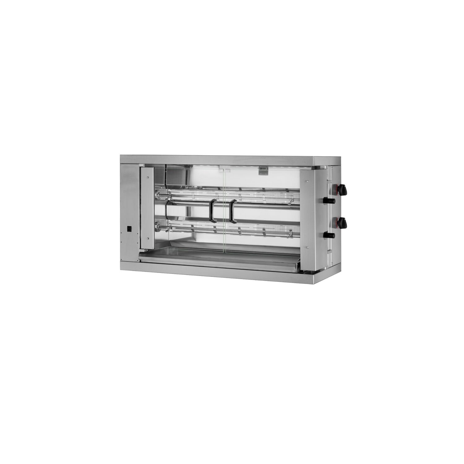 Gaz Rôtissoire à poulets - 2 broches pour jusqu’à 12 poulets - 11kW