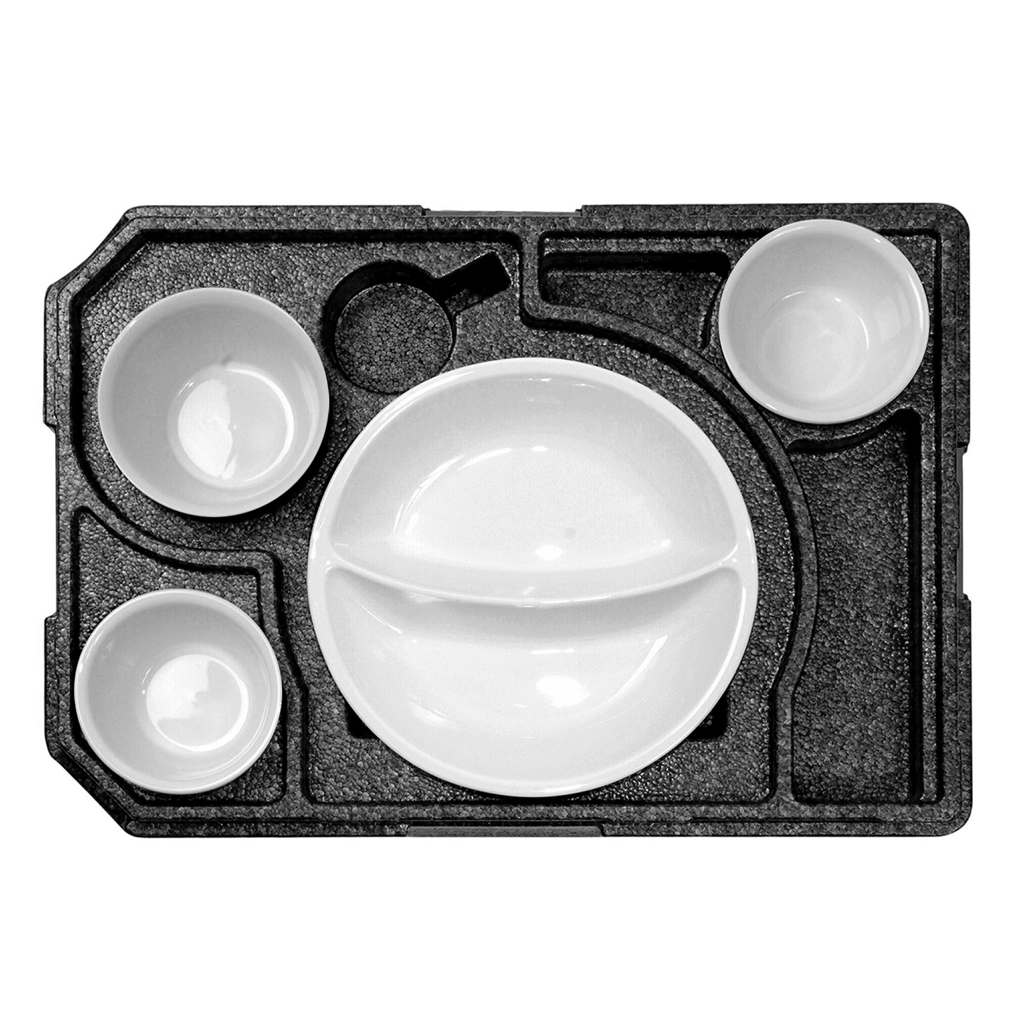 (10 pièces) THERMO FUTURE BOX | Boîte isotherme DINNER +3 - Noir
