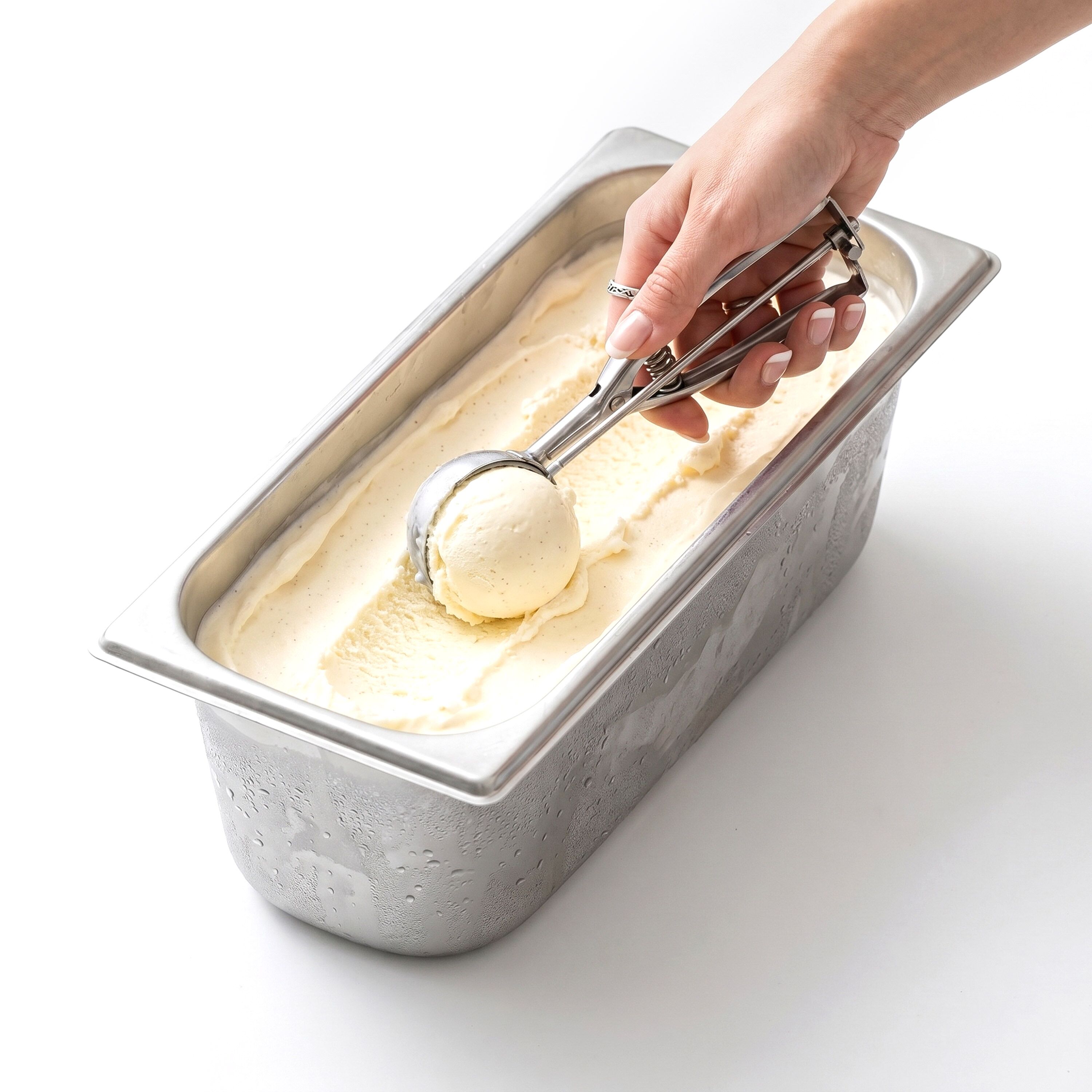 (6 pieces) - Ice container - 5 litres - Stainless steel
