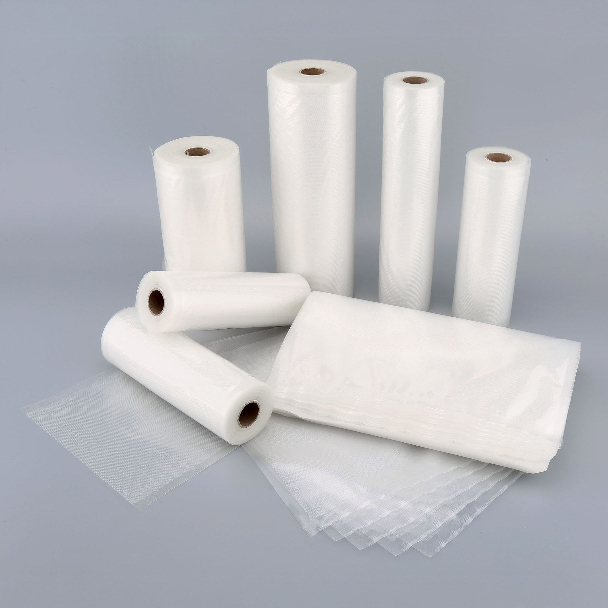 (1000 pcs) Sacs sous vide - gaufrés - 200x300mm - Épaisseur : 75µm