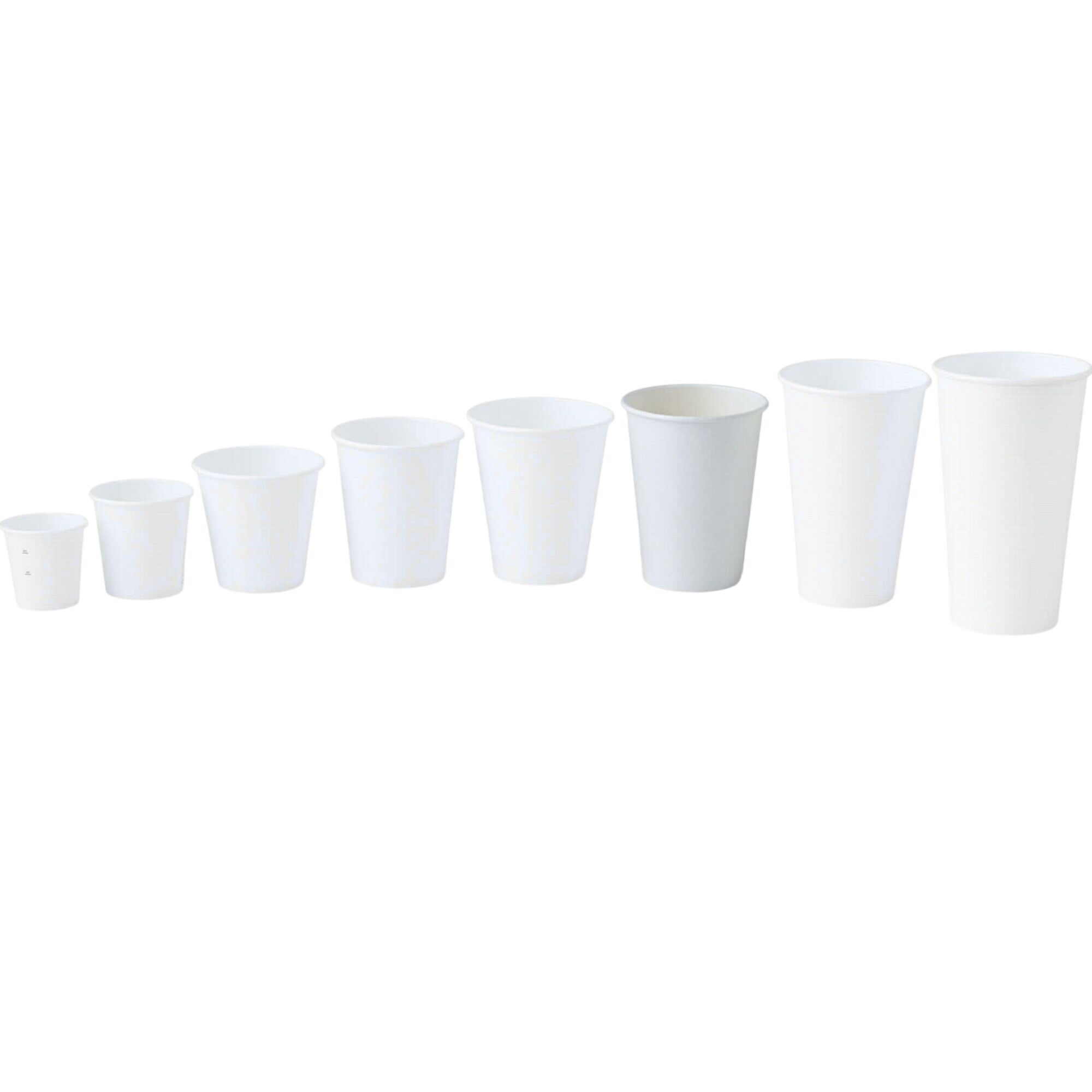 (1000 pcs) Couvercle réutilisable - Transparent - compatible avec 300ml Gobelet en carton Ø90mm Blanc