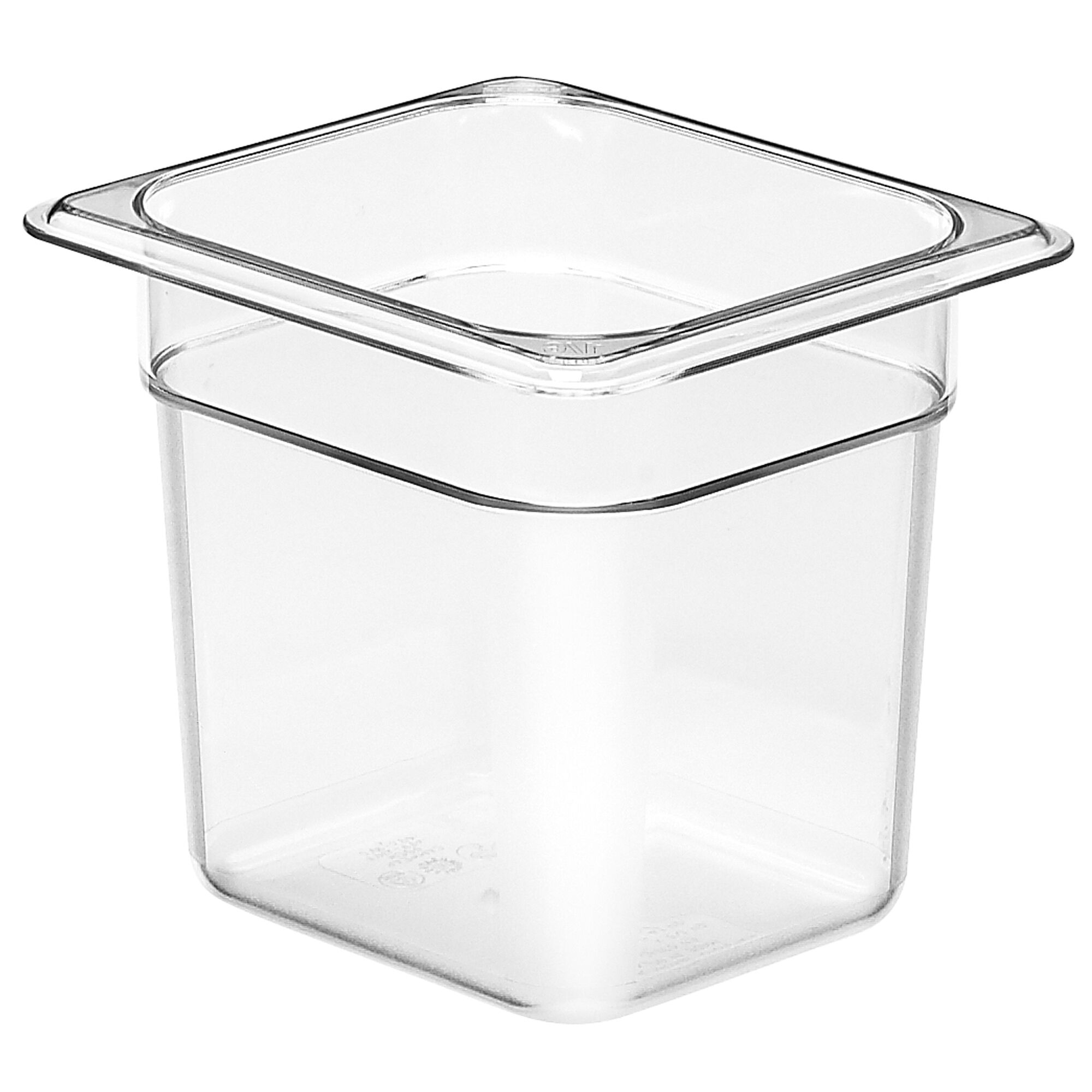 (6 pieces) CAMBRO | Camview® Gastronorm Container - 1/6 - Clear - 150 mm - BPA-free