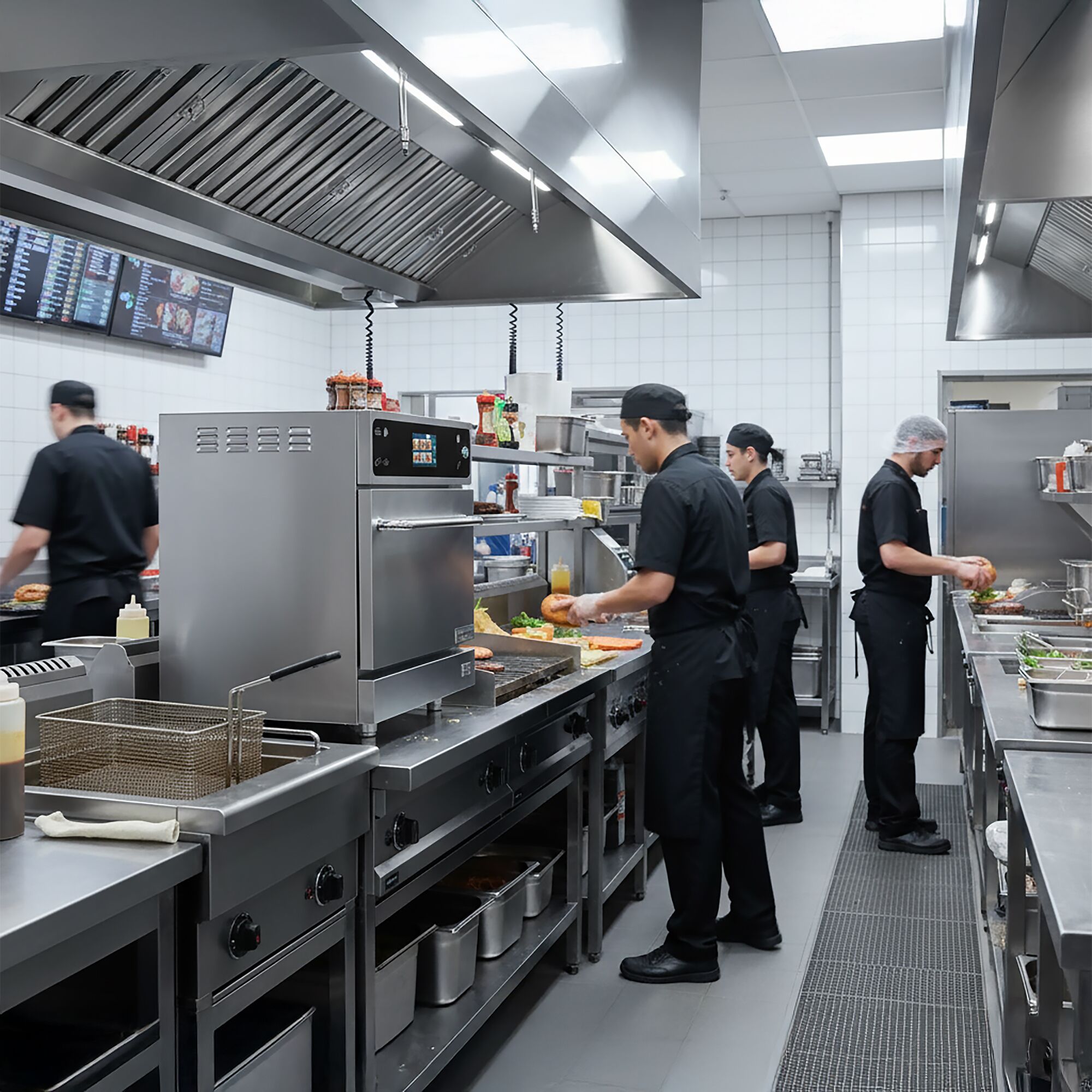 Speedofen - 3,5 kW - Edelstahl - inkl. Pizzablech, Korb, Antihaft-Blech | 80% schnelleres Garen