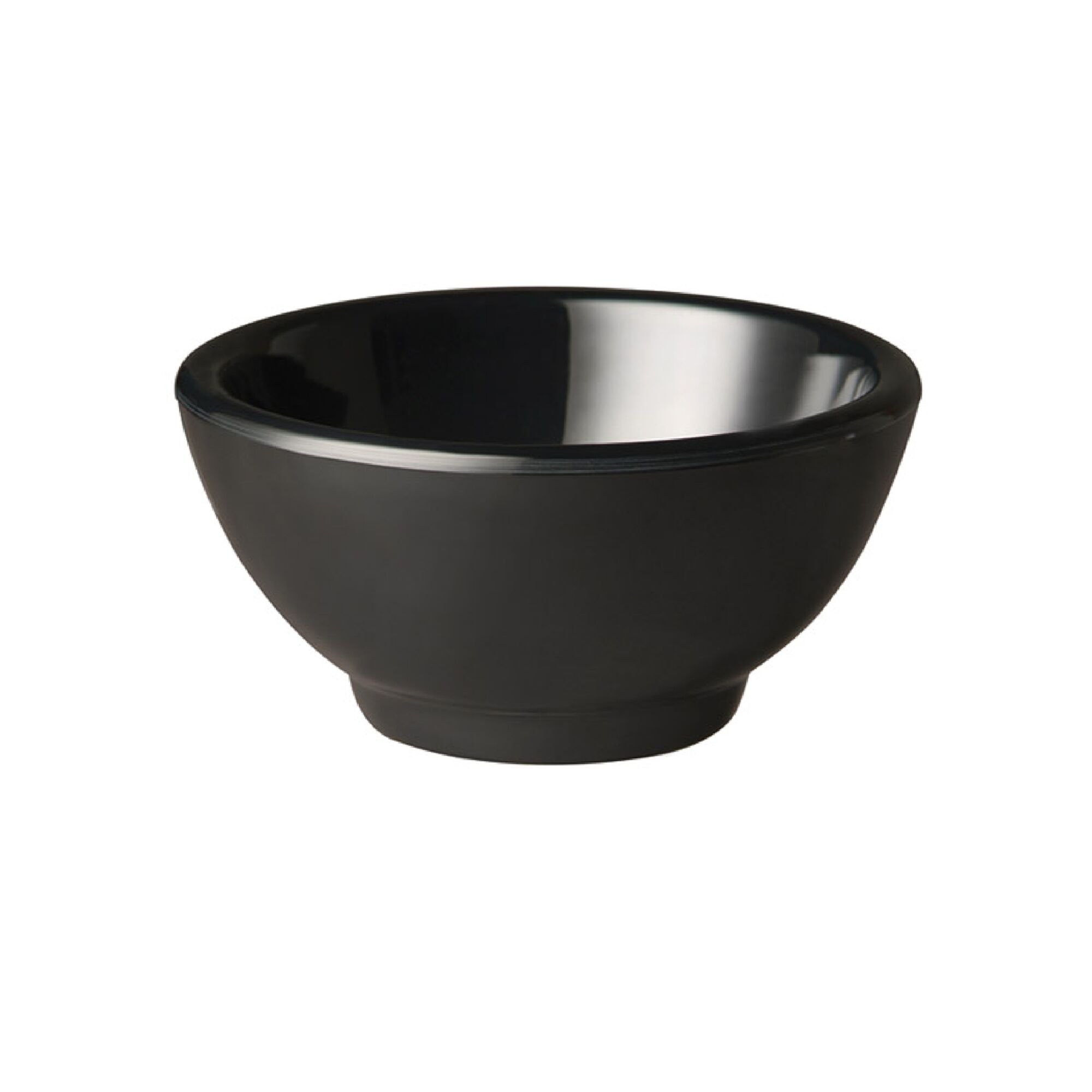 (6 pièces) Coupelles à sauce - PURE - Melamine - 90 ml - Ø 90 mm - Noir
