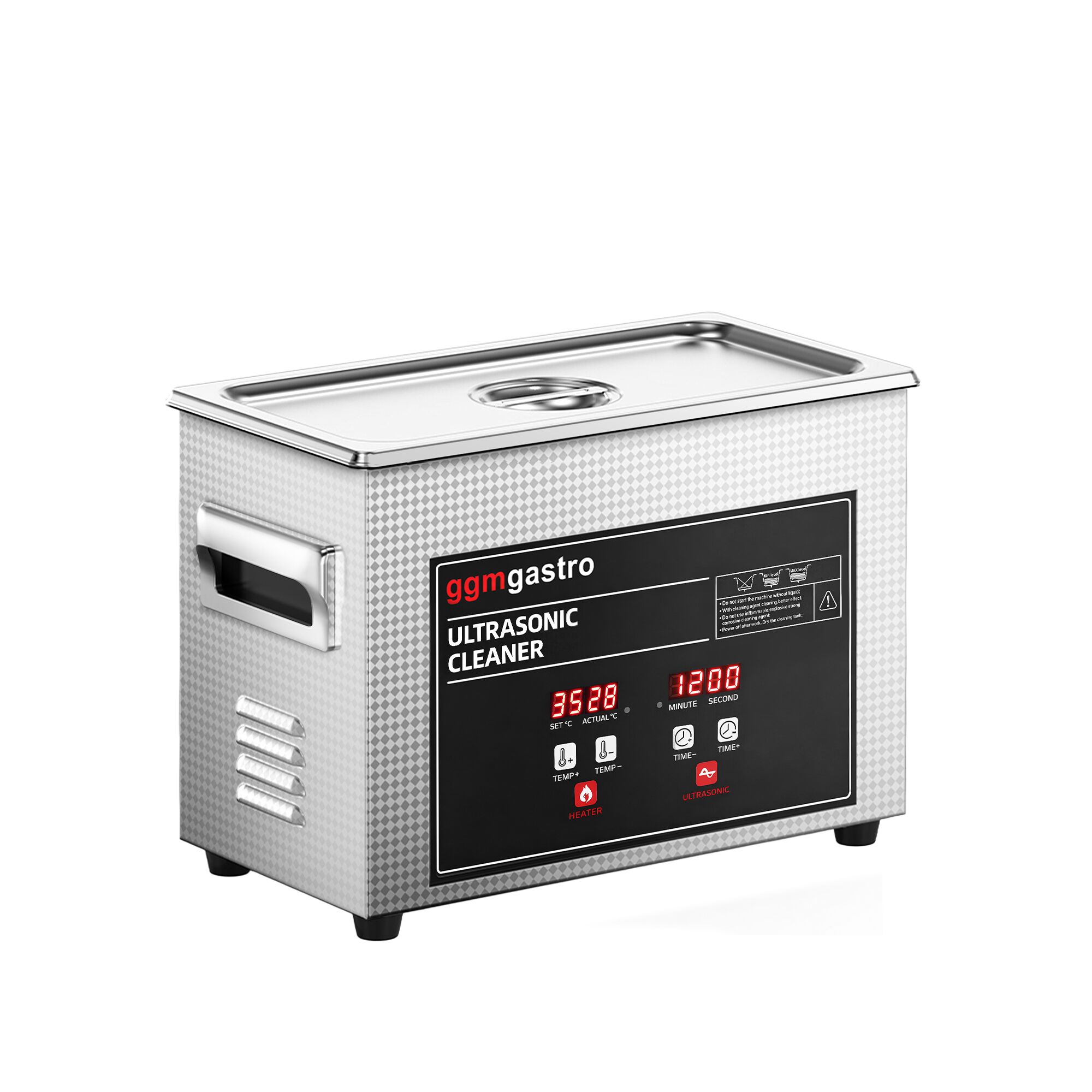 Nettoyeur à Ultrasons - 4,5 Litres - 180 Watt Puissance Ultrasonique