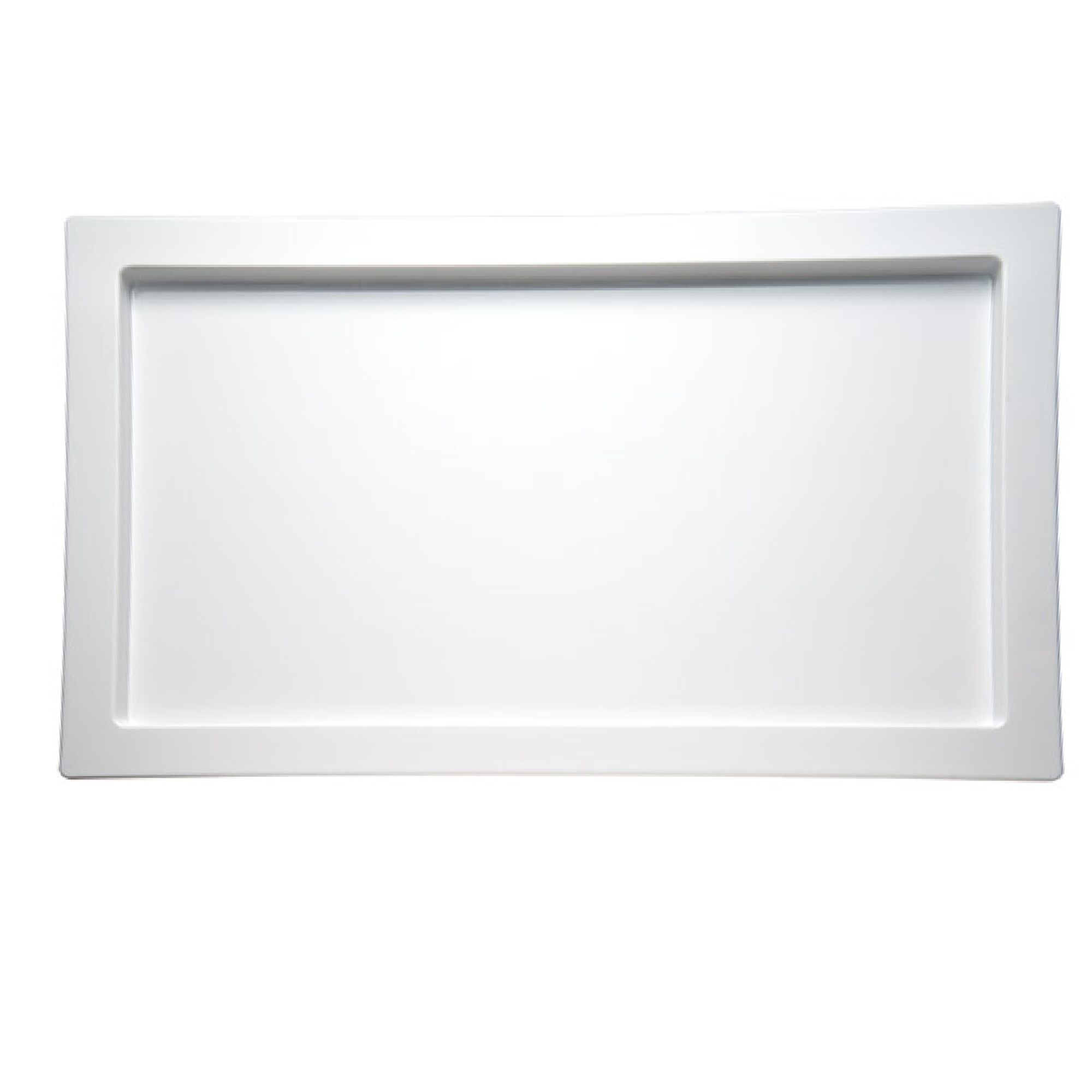 (6 pièces) Plateau GN 1/1 – FRAMES – Mélamine – Hauteur : 20 mm – Blanc