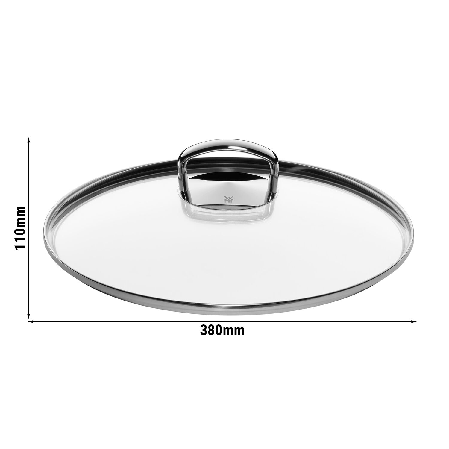 WMF | Fusiontec Mineral – Couvercle en verre pour wok – Ø 320 mm