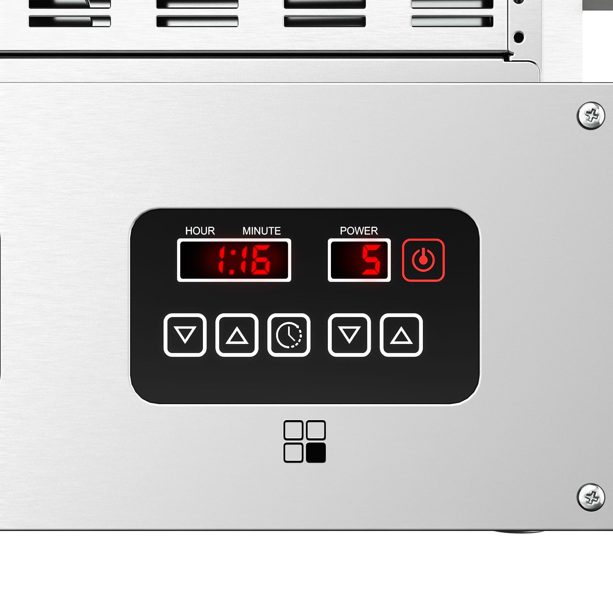 Fourneau à induction - 12kW - 4 foyers - encastrable