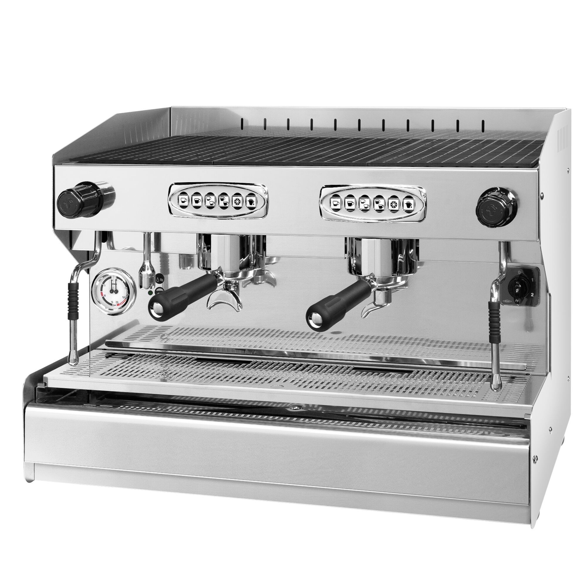 Machine à café porte-filtre « Allegro » – 2 groupes – avec système de préinfusion inclus