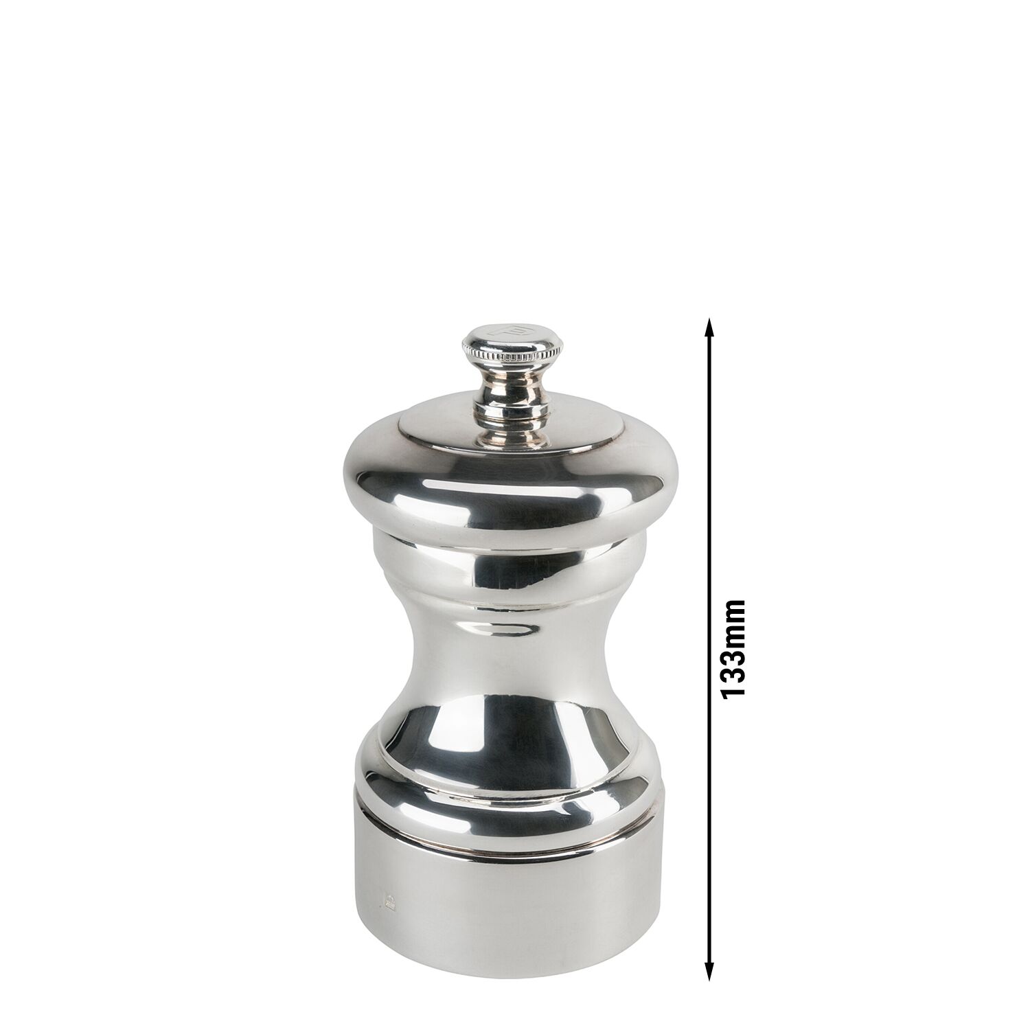 (2 pièces) PEUGEOT | MIGNONNETTE – Moulin à poivre – Inox – Argenté – Hauteur : 100 mm