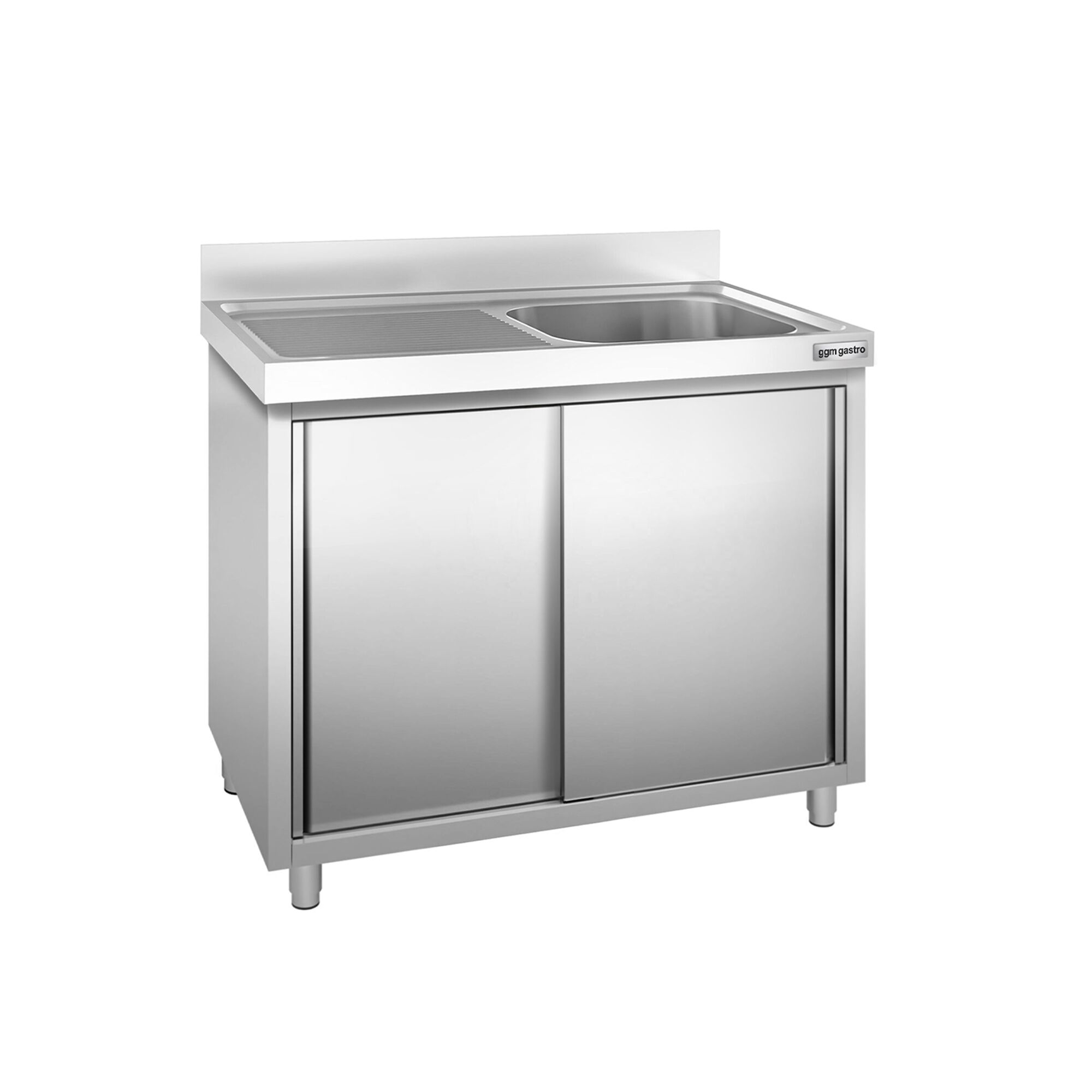 Plonge PREMIUM - 1200x700mm - avec 1 bac à droite
