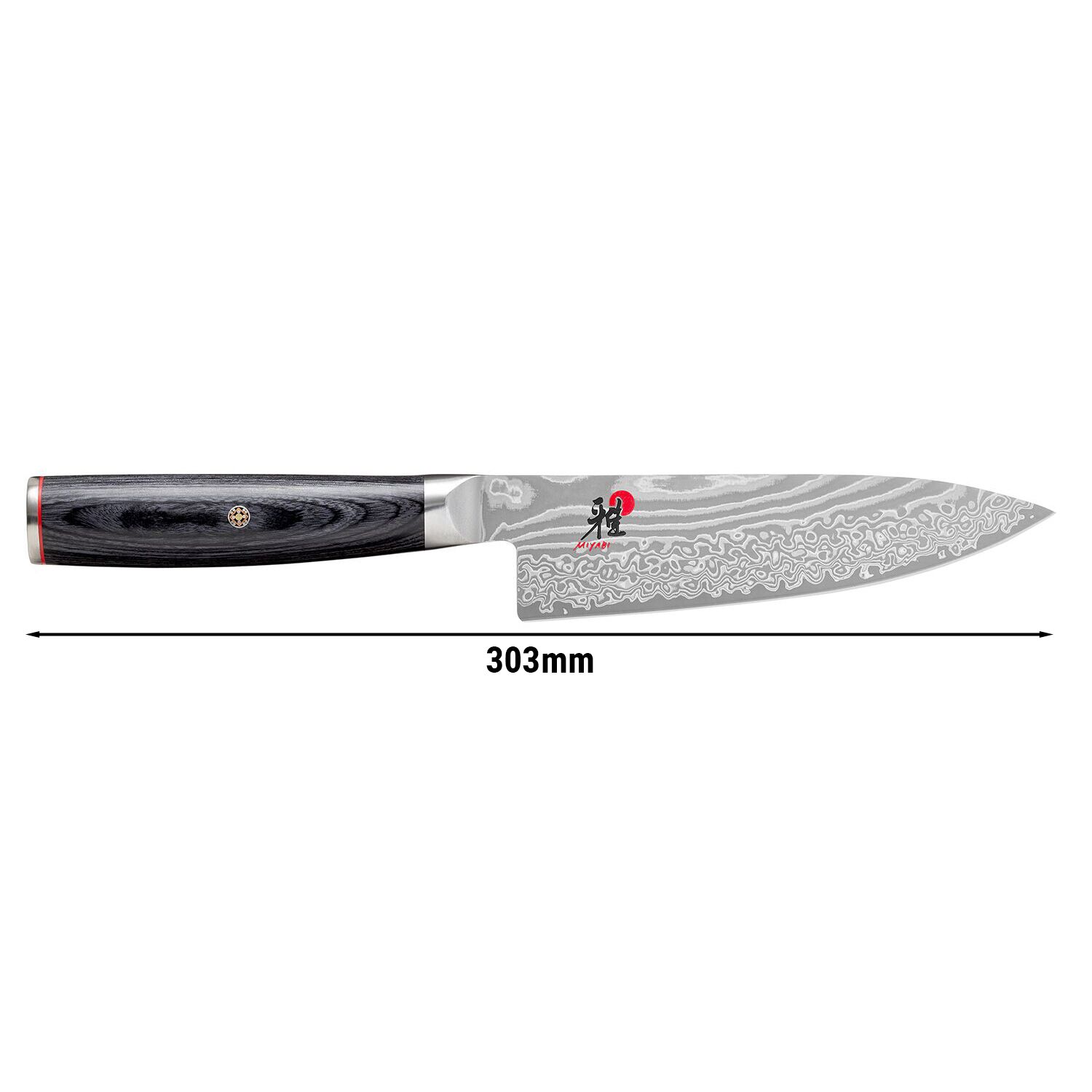MIYABI | 5000 FC-D - Gyutoh - Klinge: 160mm