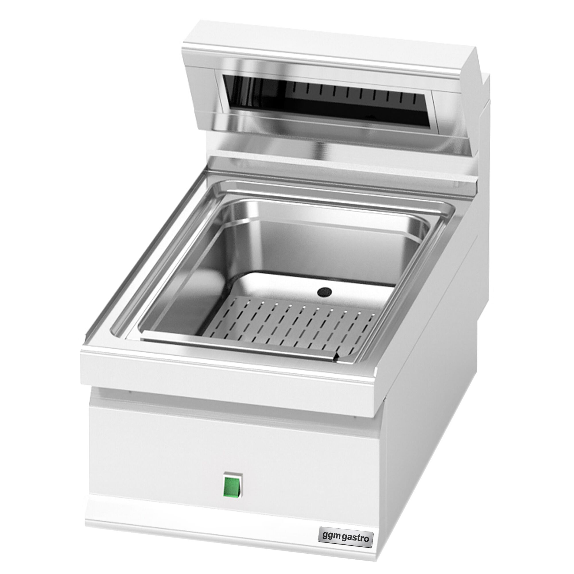 Elektryczny Podgrzewacz do frytek - 1kW - 1x GN 1/1 - z górną lampą grzewczą