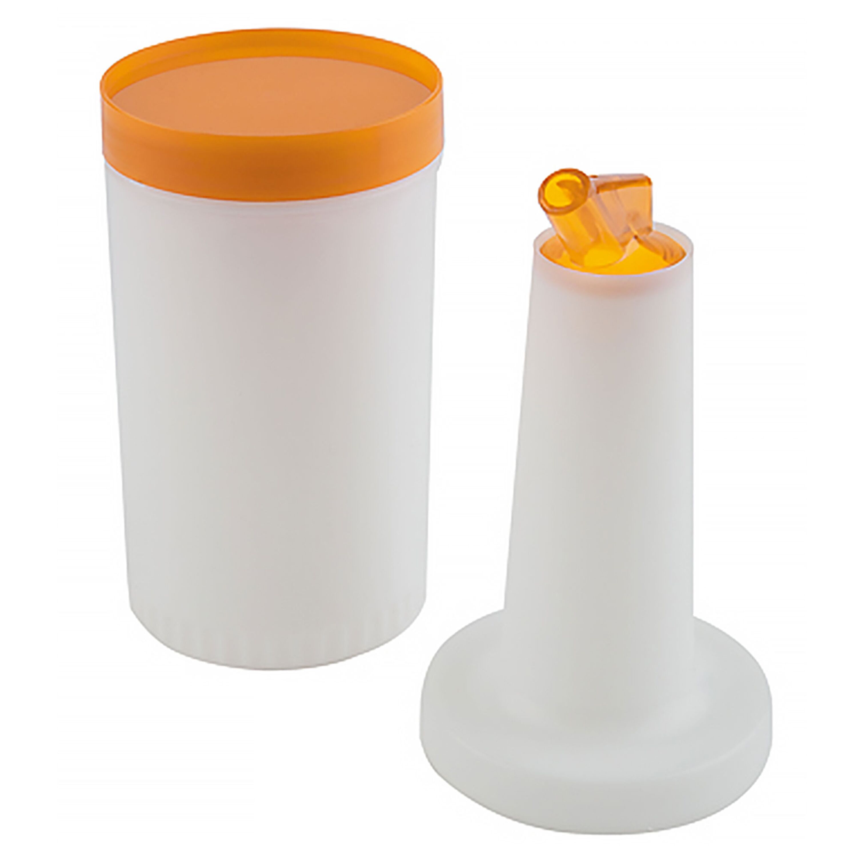 (6 pcs) Distributeur de sauce - avec bouchon à vis - 0,85L - Polypropylène