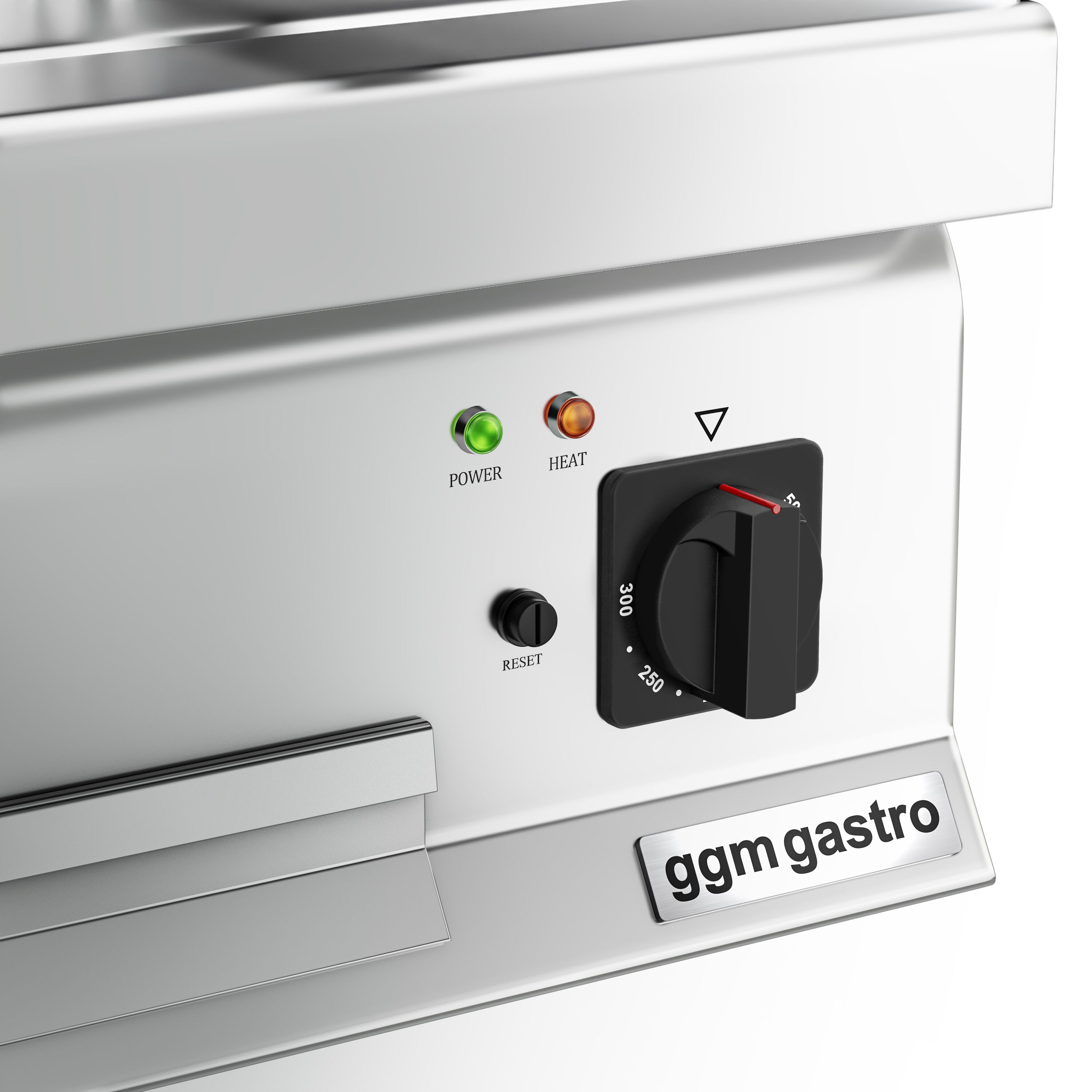 Plaque de cuisson électrique avec revêtement en chrome dur - 4,5 kW - lisse
