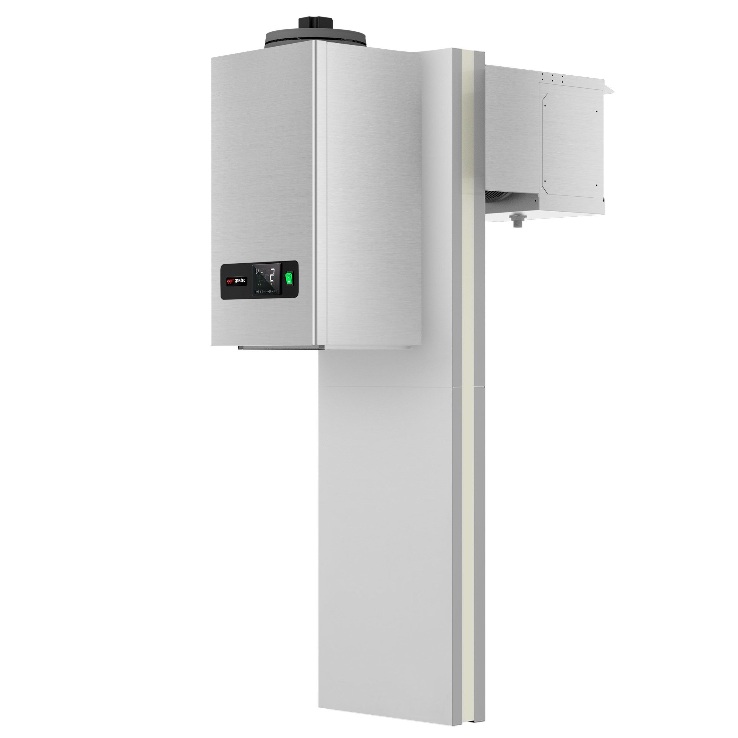 En acier inoxydable Groupe de froid négatif monobloc mural - pour volume max. 7,5m³ - 650W