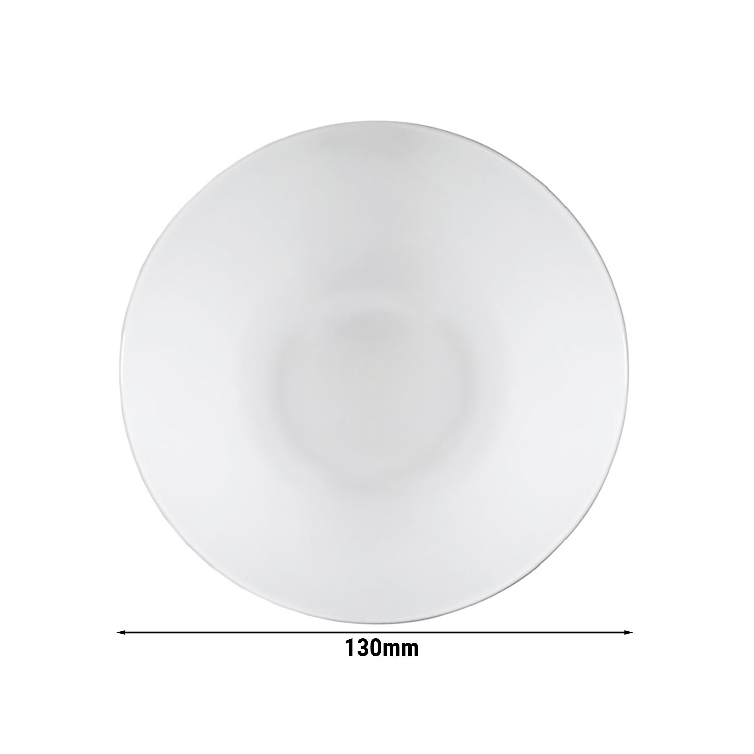 (24 pcs) Coupe à dessert PERA - Porcelaine - Ø 130mm - Profondeur : 85mm - 250ml - Blanc