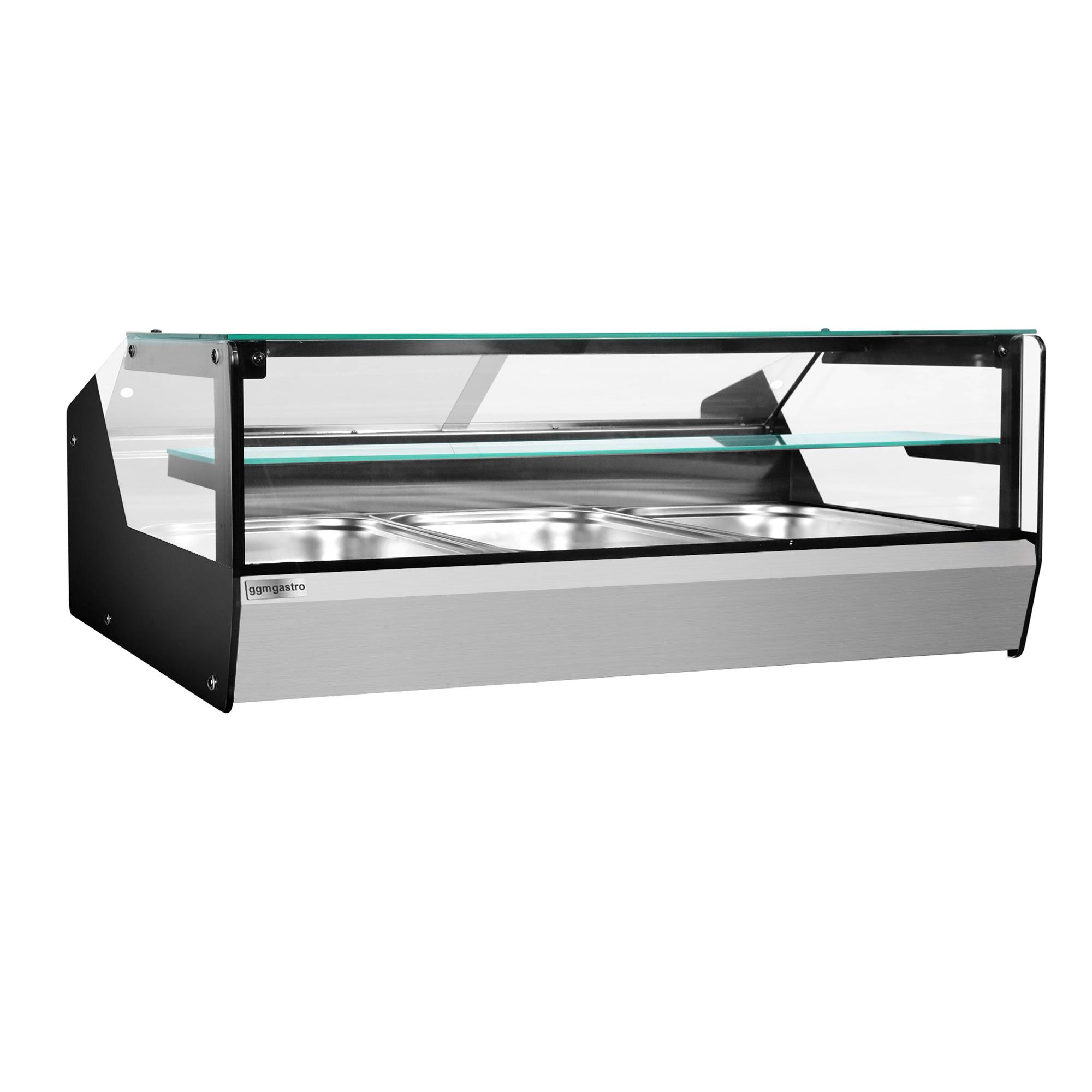 Vitrine chauffante – 1000 mm – 400 watts – 3 × GN 1/1