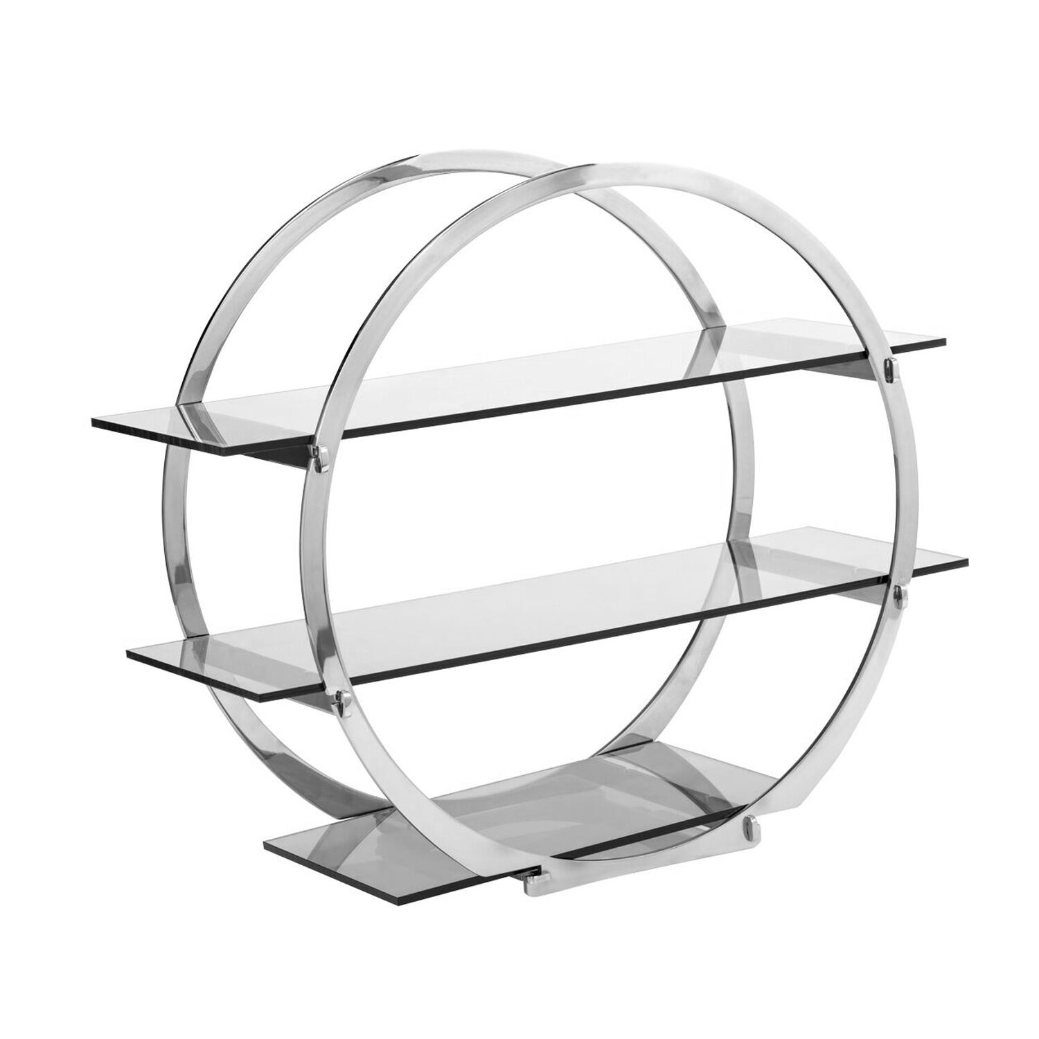 Présentoir buffet / étagère - Ø 600 mm - chromé