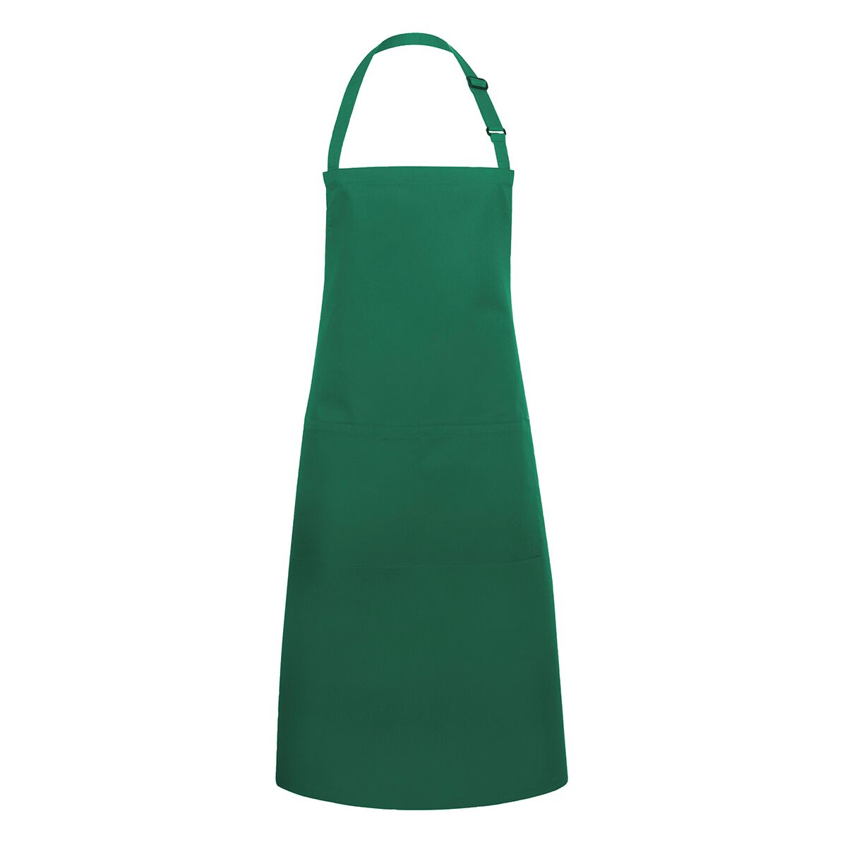 (6 pièces) KARLOWSKY | Tablier à bavette avec poche Basic - Vert Forêt