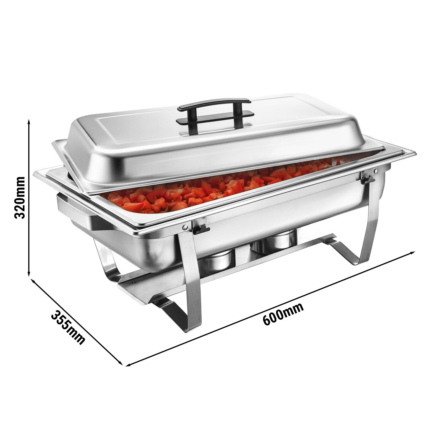 Chafing dish - GN 1/1 - avec couvercle - 9L