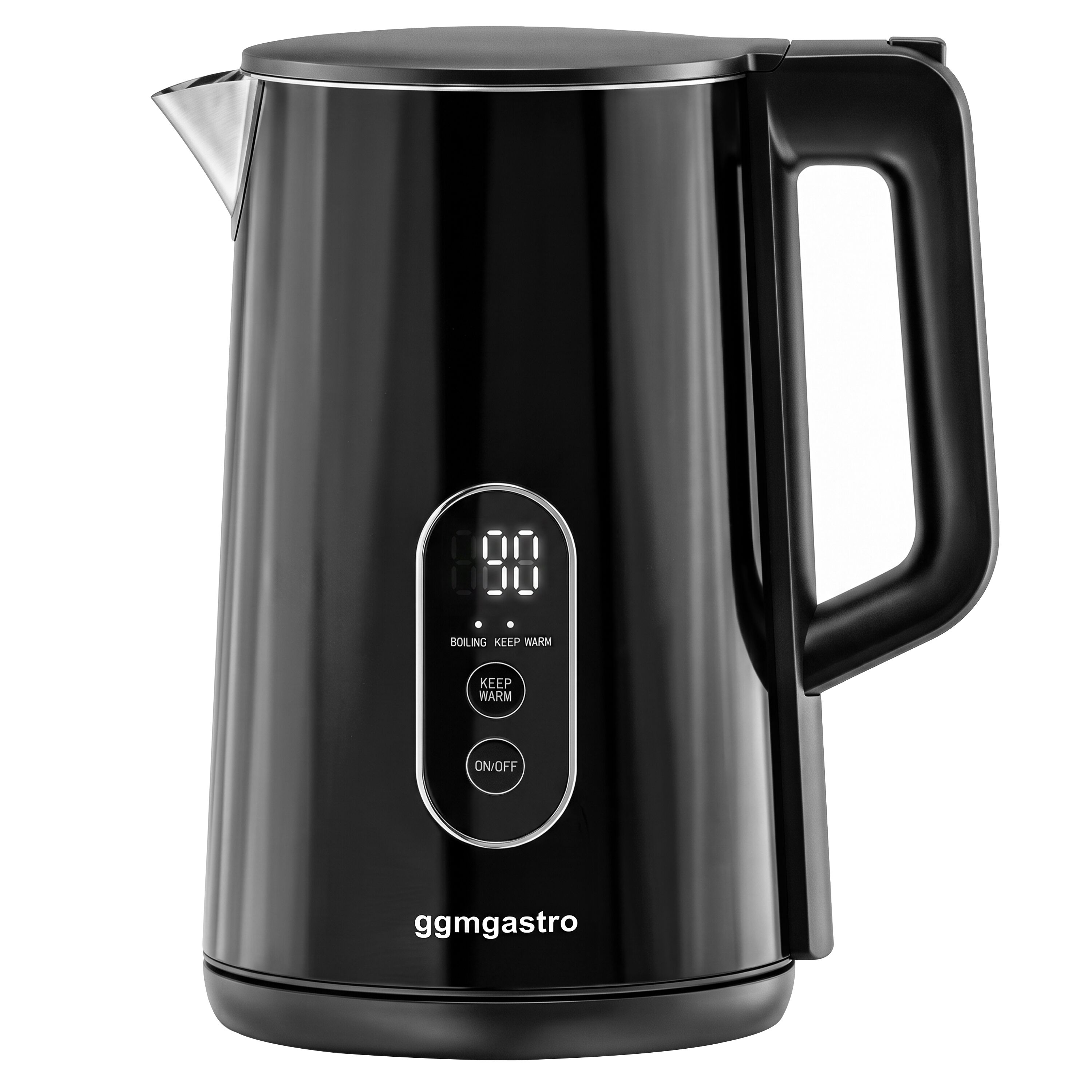 Su ısıtıcısı - 1,7 litre - 1,5 kW - Dijital - Siyah