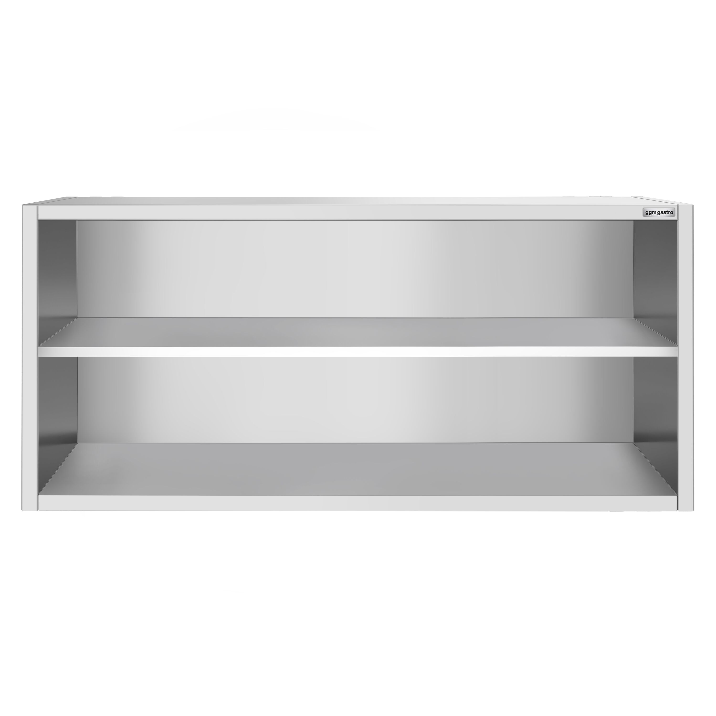 Armoire murale en acier inoxydable PREMIUM - 2000x400mm - sans portes (ouvert) - 800mm de haut