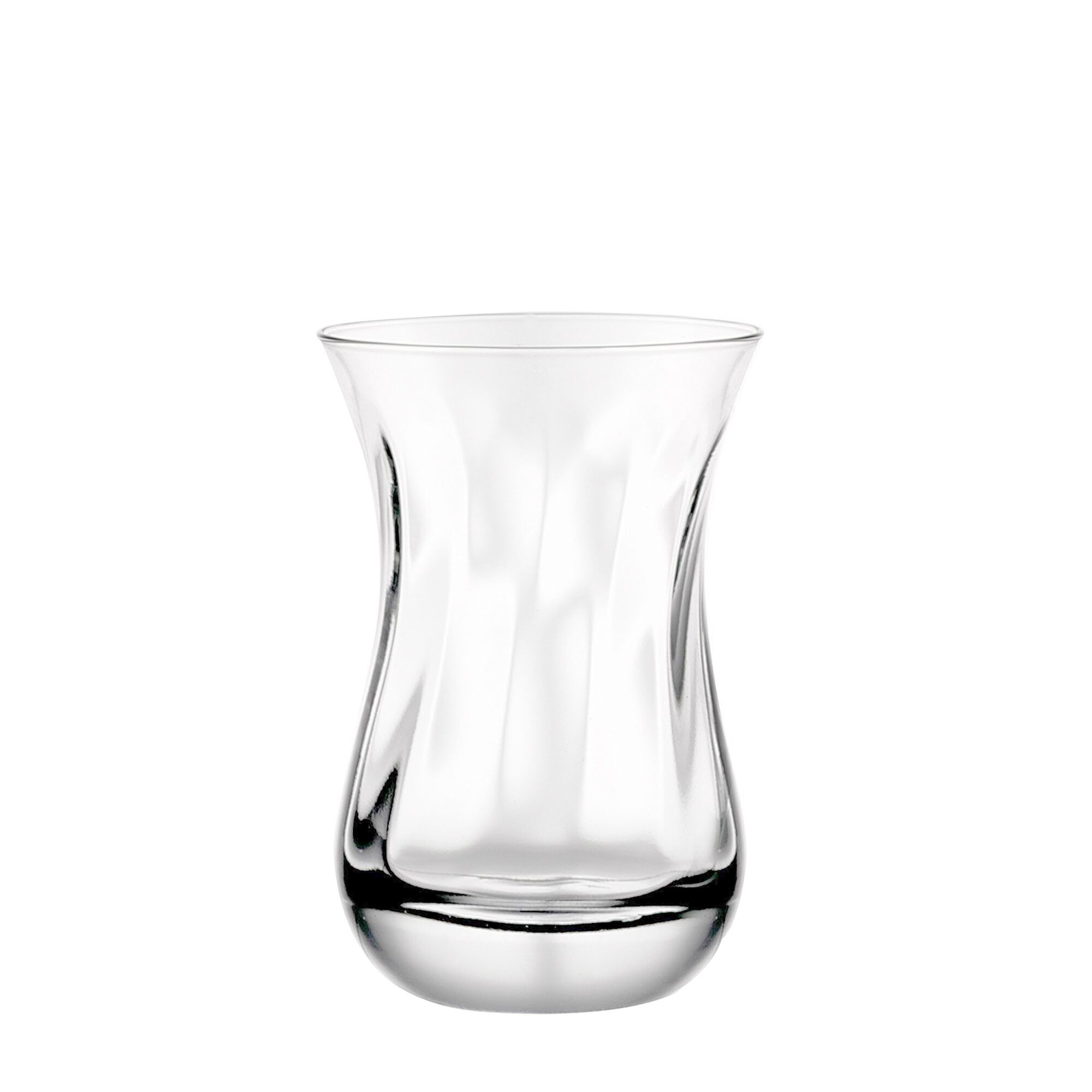 (72 pcs) Verre à thé texturé - AQUA - 160 ml