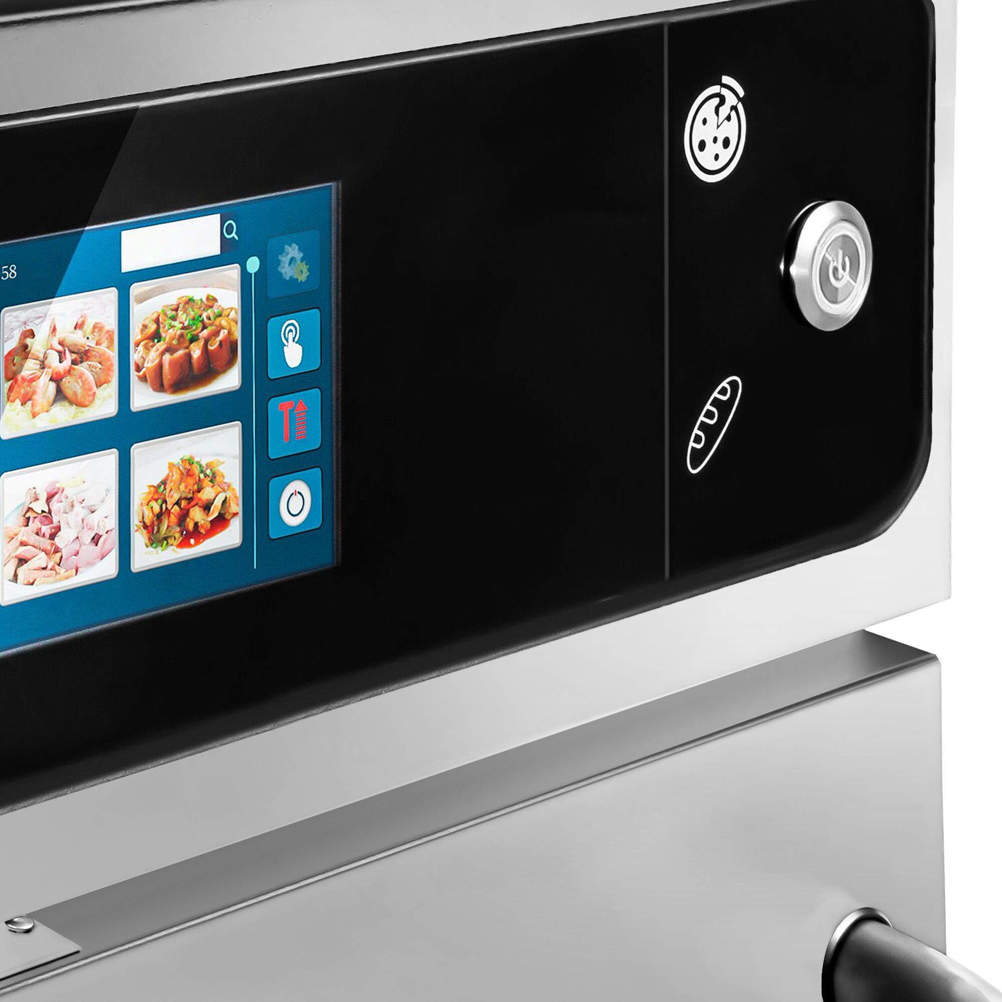Speedofen - 3,5 kW - Edelstahl - inkl. Pizzablech, Korb, Antihaft-Blech | 80% schnelleres Garen