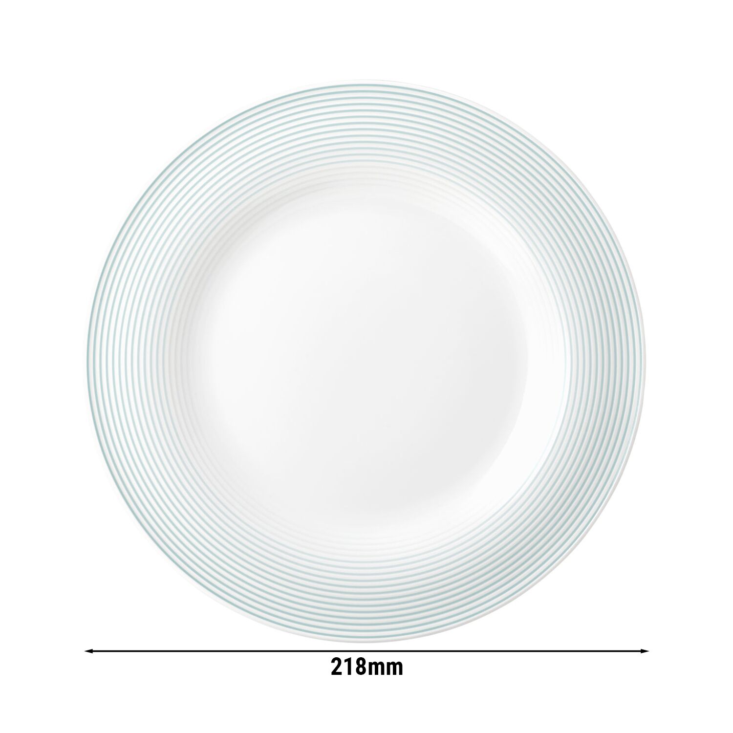 (6 pcs) SELTMANN WEIDEN | Assiette - plate - Ø 215 mm - Bleu Arctique        