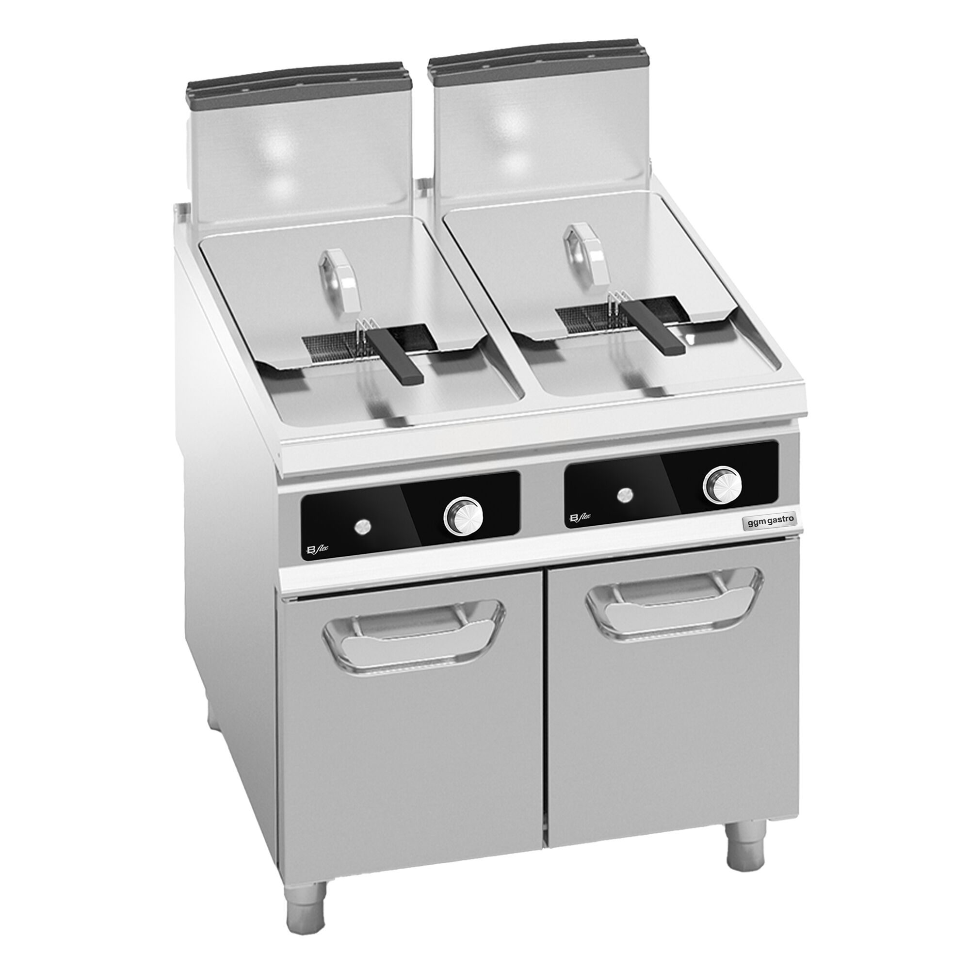 Friteuse à gaz double - 20 + 20 litres - 35 kW - Bflex Digital