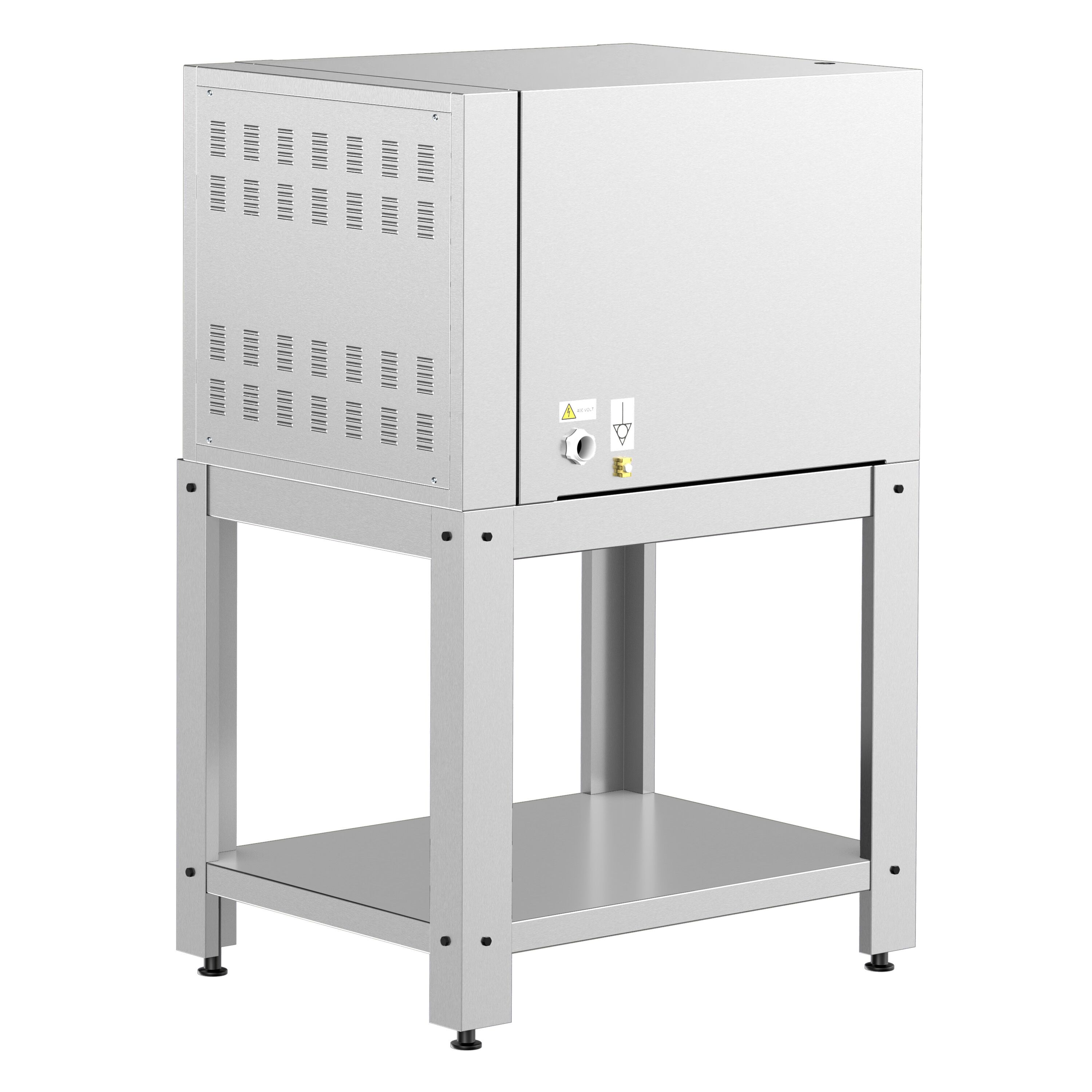 Four à pizza électrique – 4+4 x 34 cm – Manuel – incl. support inférieur