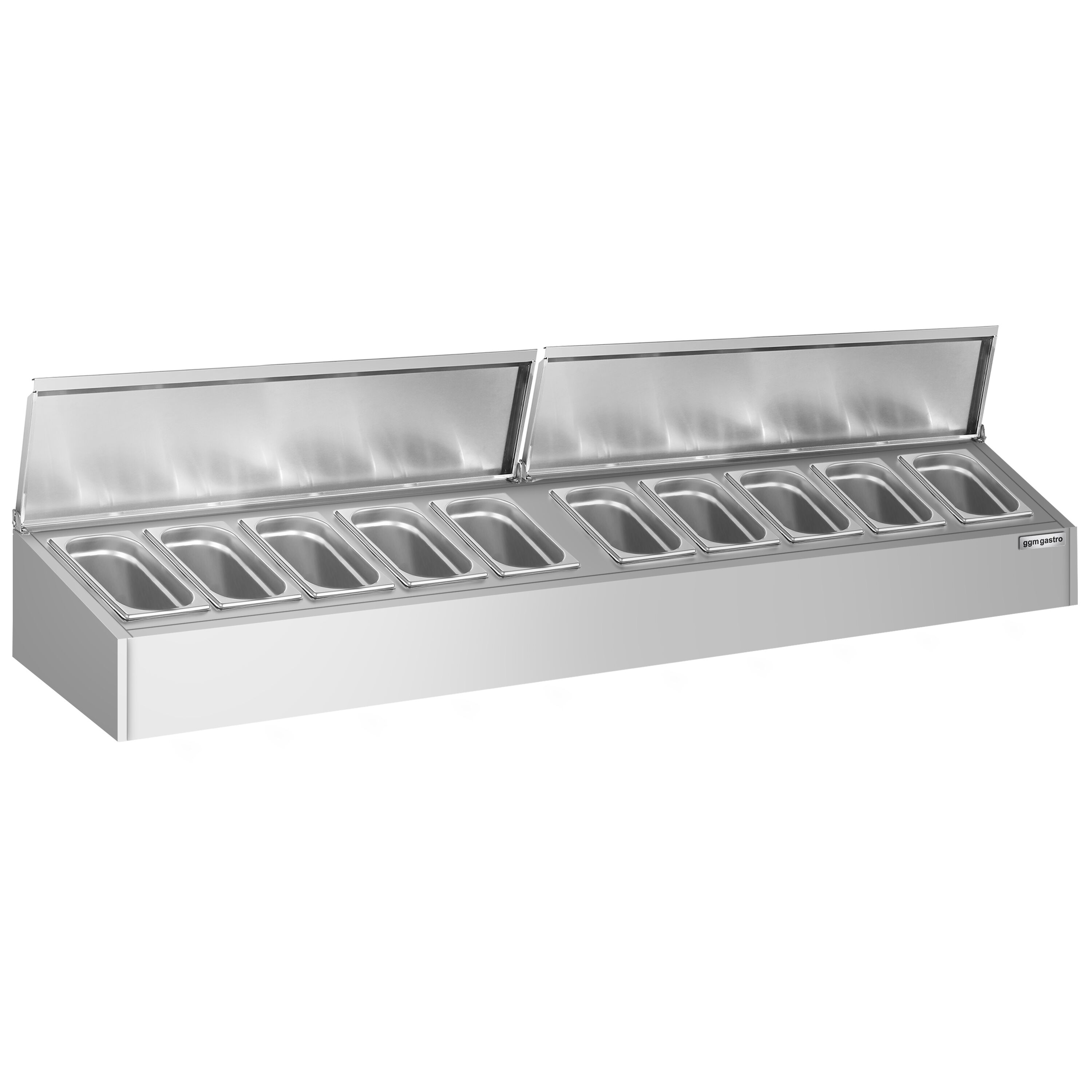 Étagère supérieure pour épices – 10 × GN 1/4