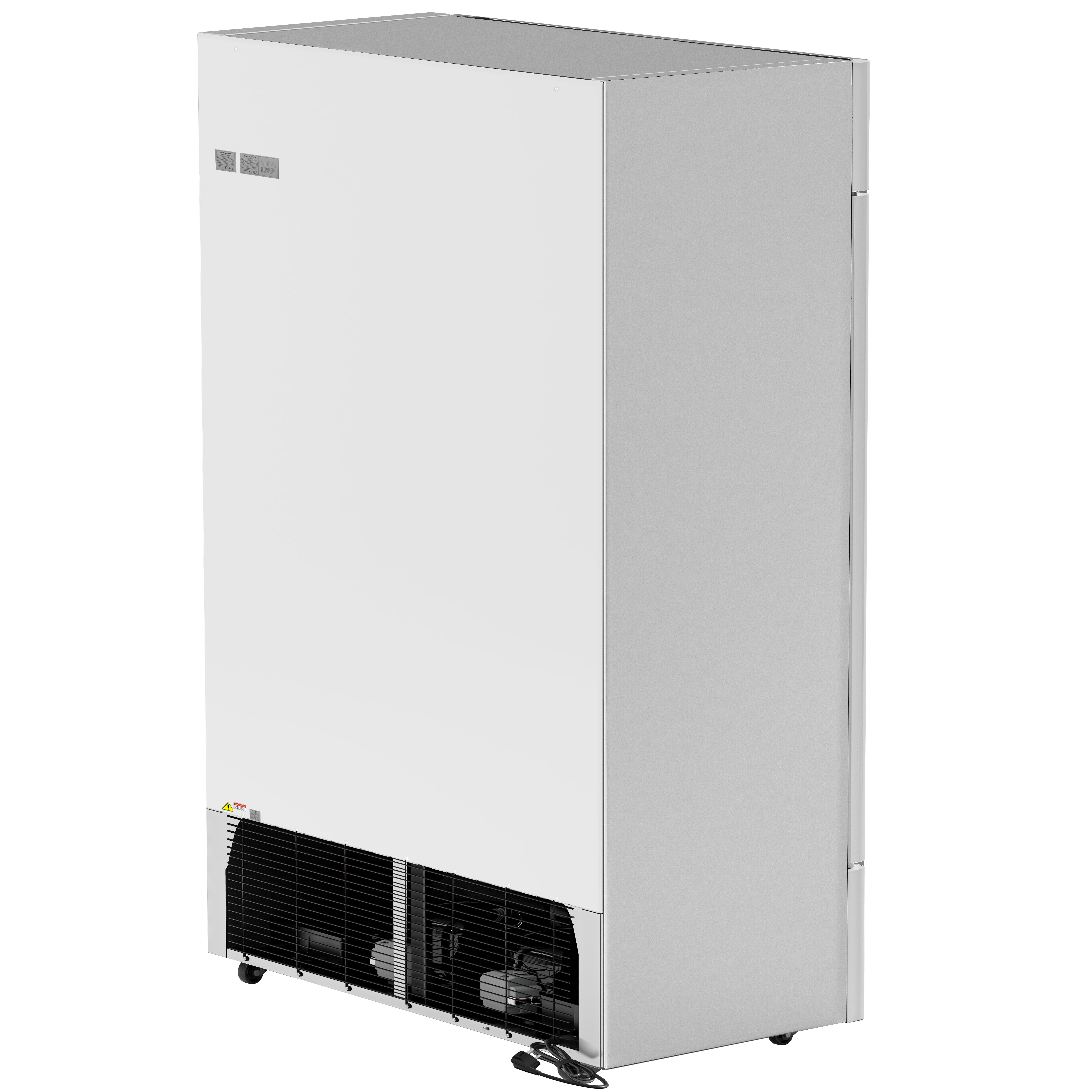 (3 pcs) Commercial Upright Glass Door Display Fridge - 3600mm - 3600 Litres - with 6 hinged glass doors - LED lighting - Temperature range 1 to 10 °C - Grey