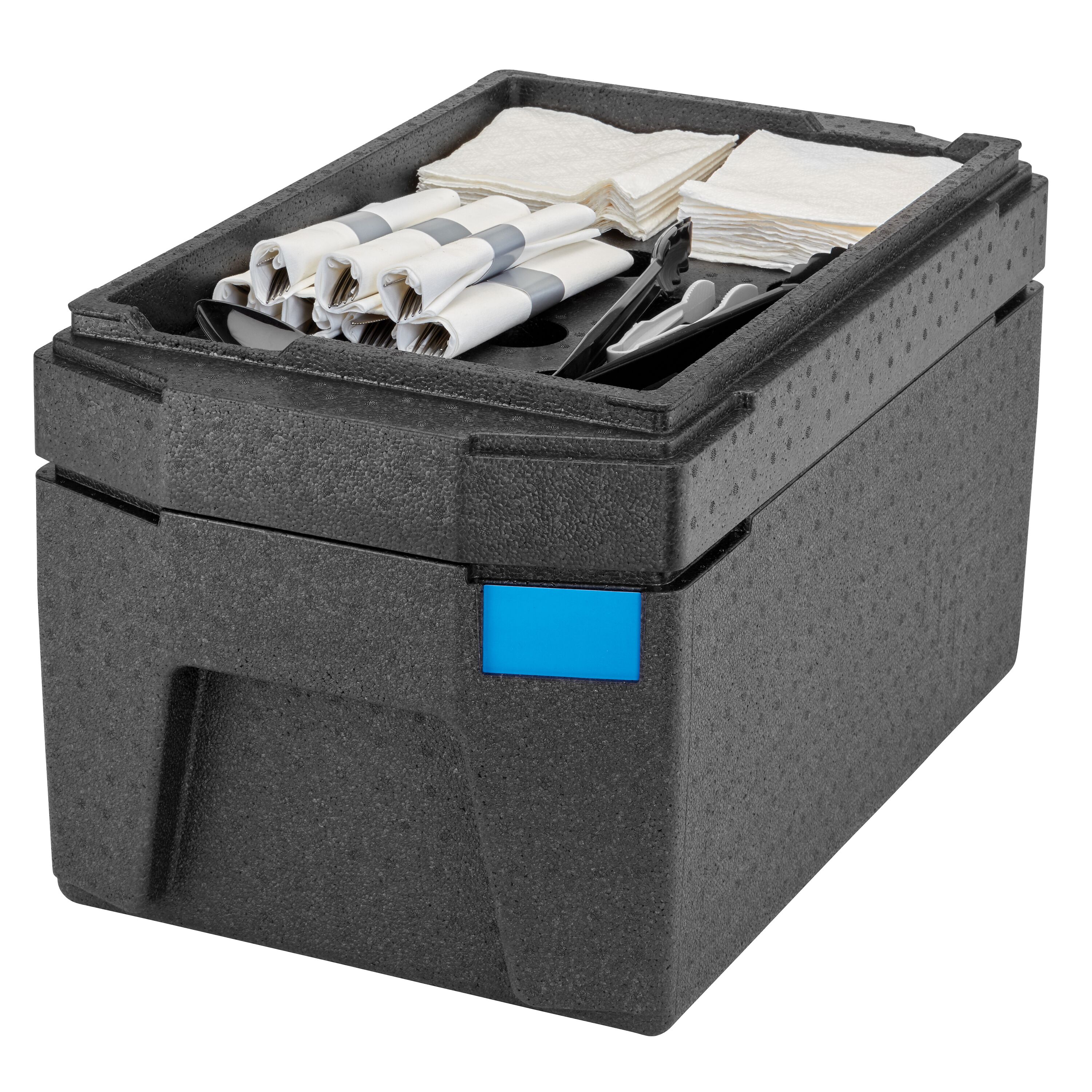 (1 piece) CAMBRO | Cam GoBox® Chiller Insert – 680×400×87 mm – Black – For EPP180LH