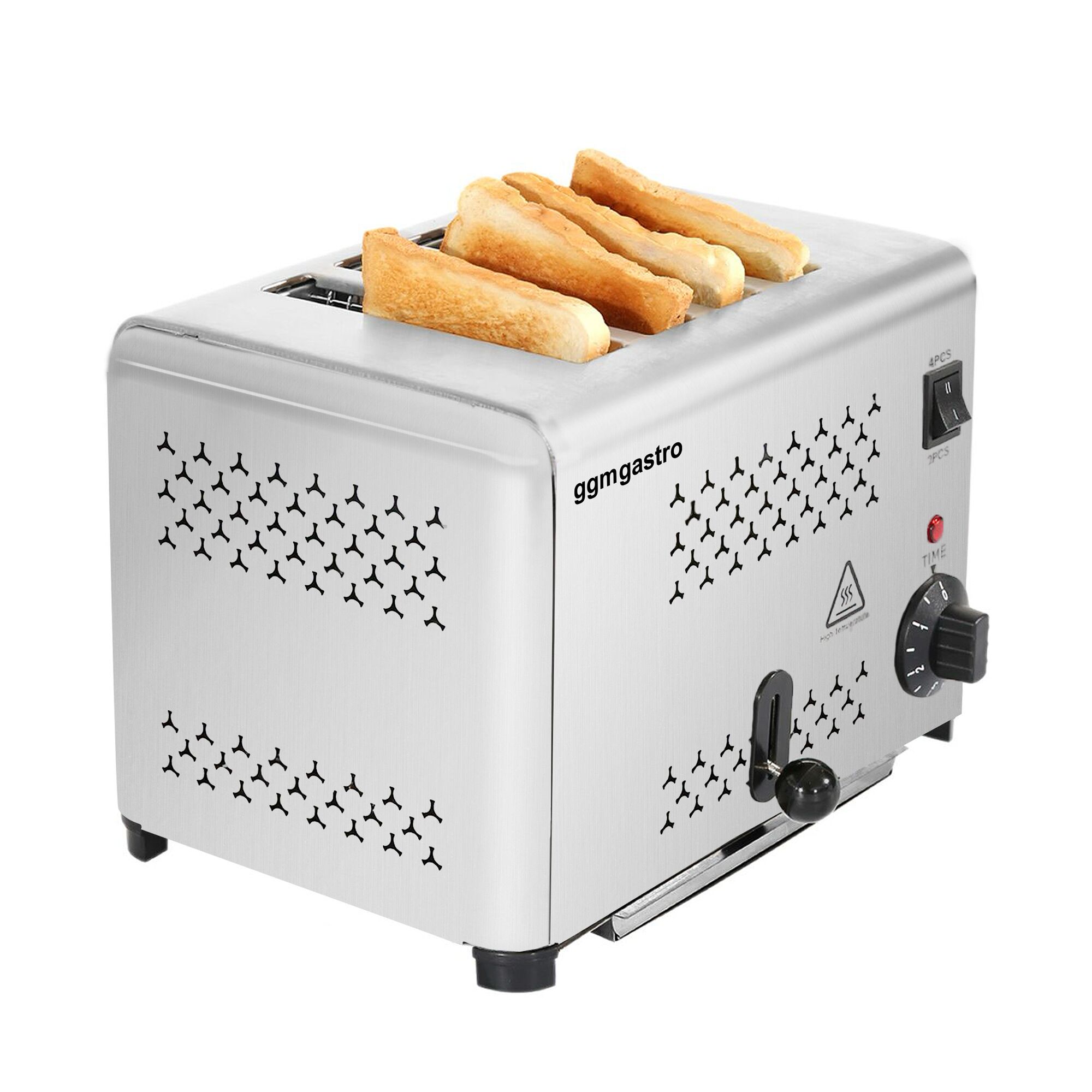 Grille-pain professionnel - Mécanique - 1,8kW - 4 fentes