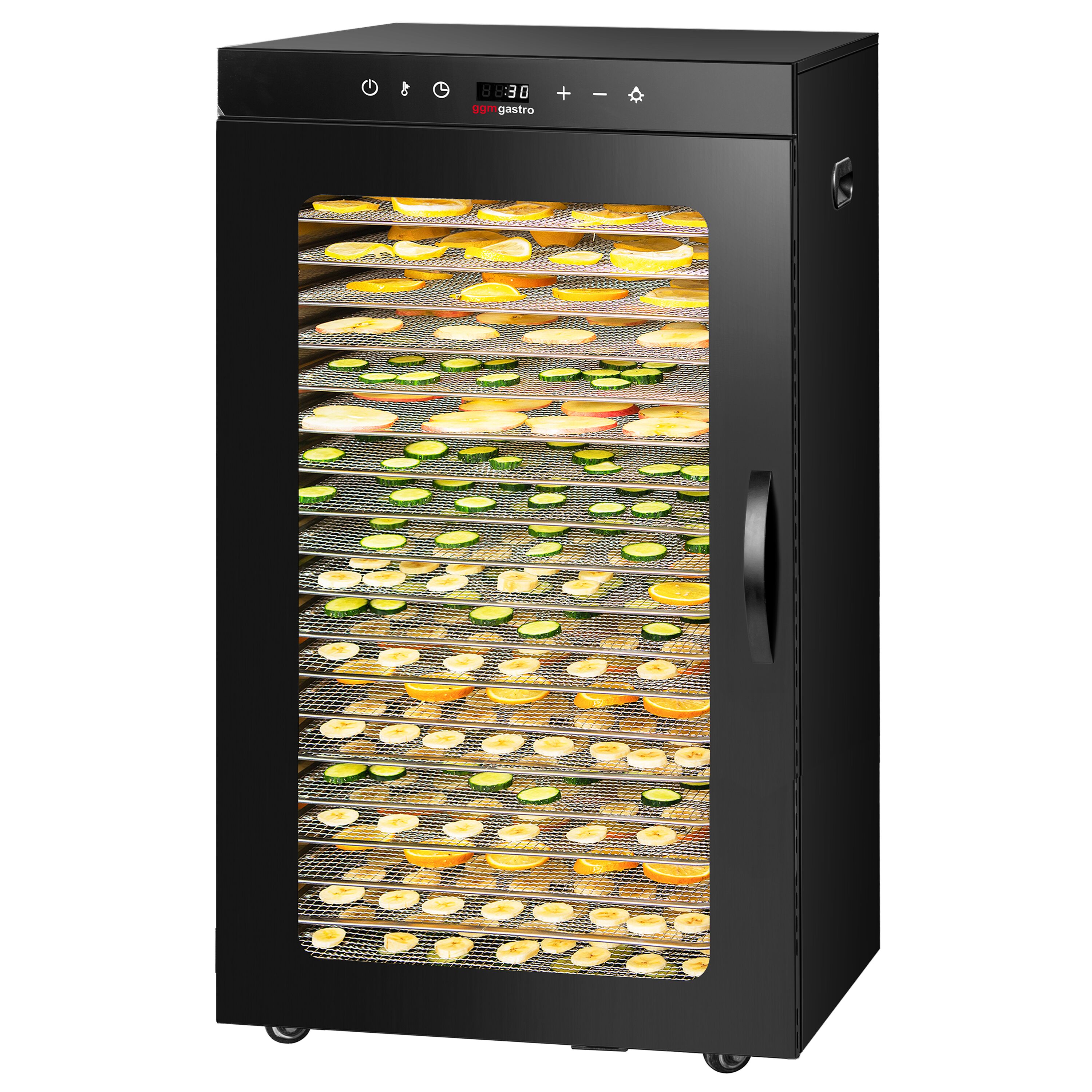 Essiccatore alimentare professionale - con 24 ripiani - acciaio inox - 2kW