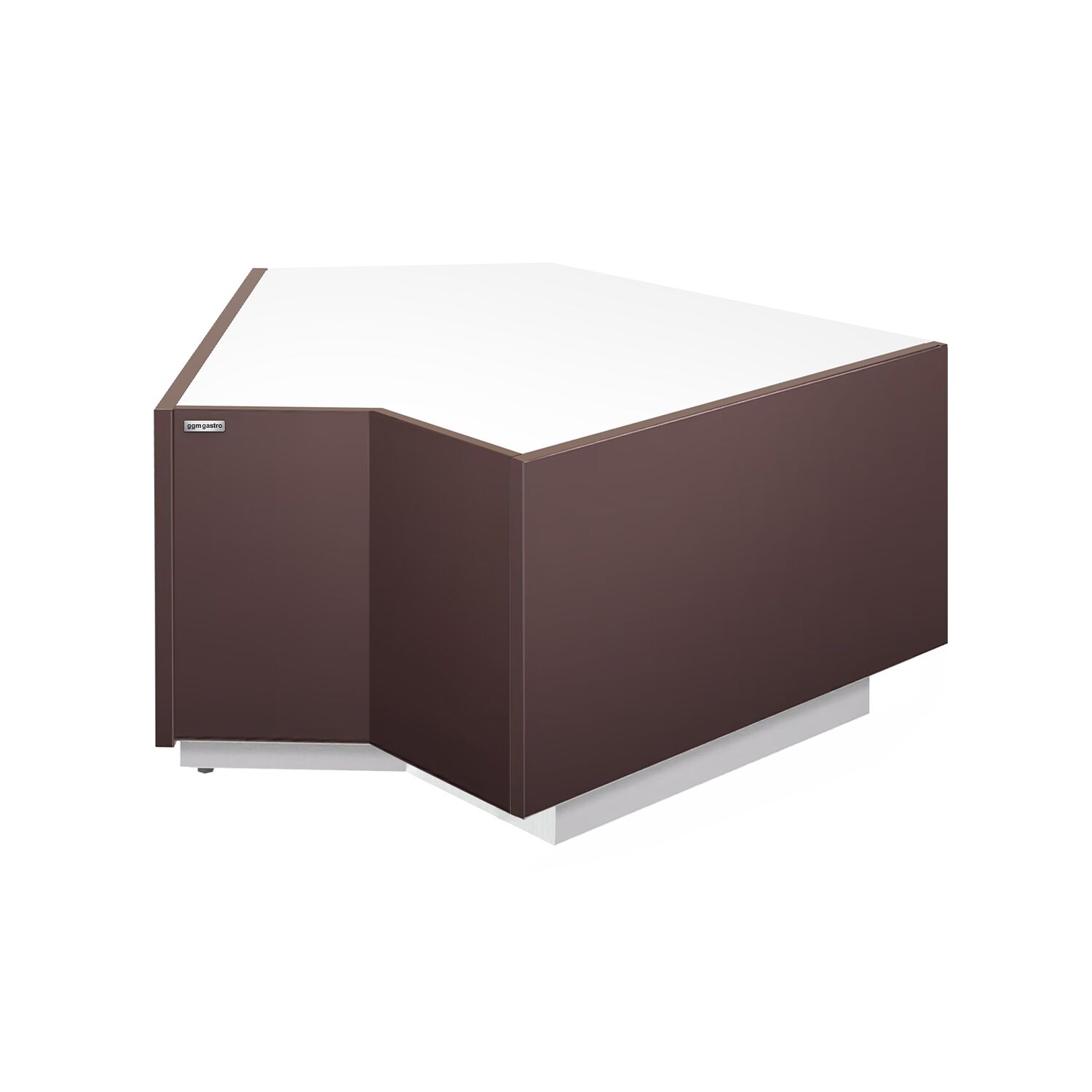 Table de caisse d’angle RIGA – 1360 mm – 45° intérieur