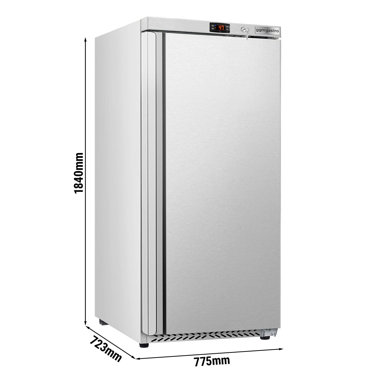 Réfrigérateur de stockage inox ECO – 600 litres – avec 1 porte