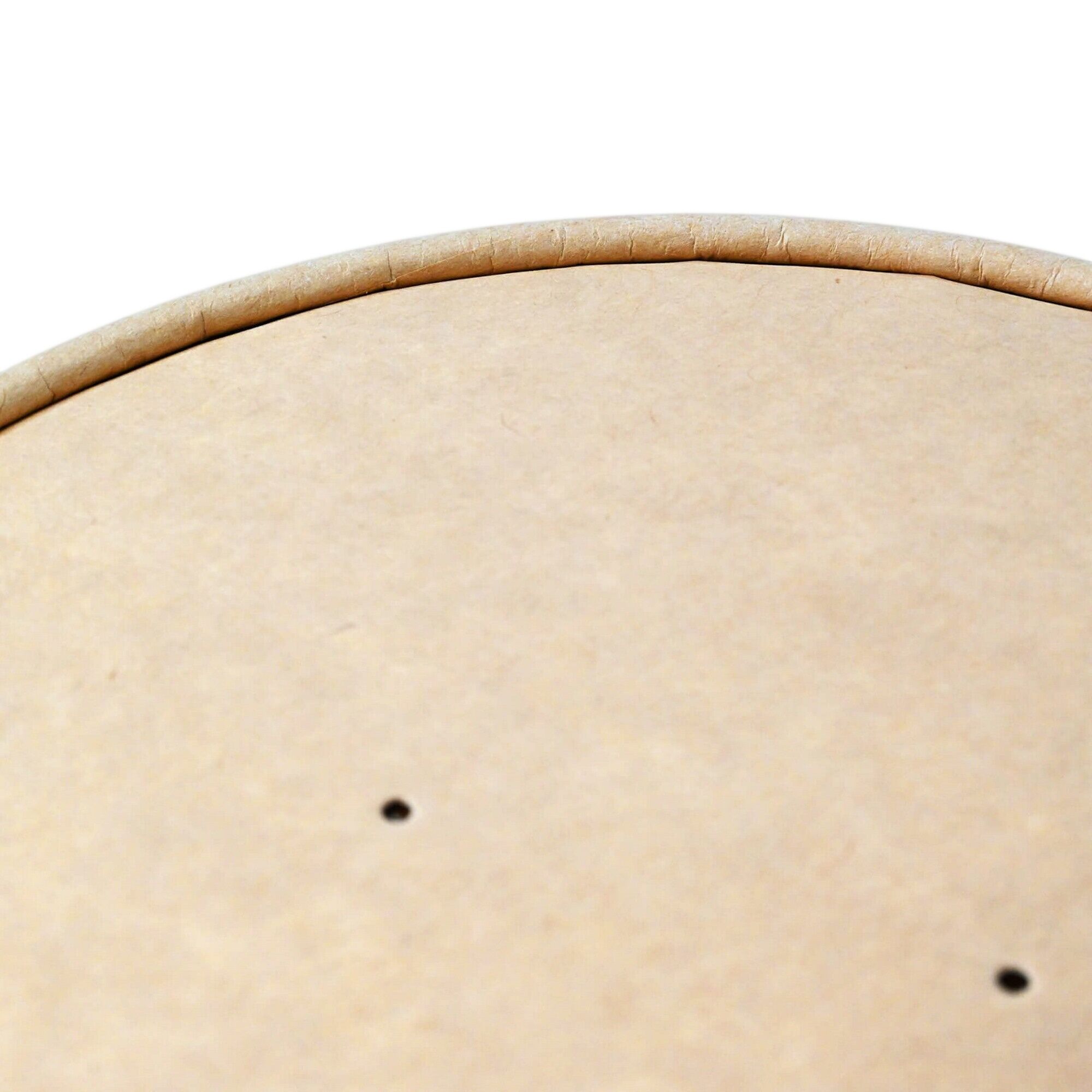 (300 pcs) Barquette réutilisable - Ronde - Brun