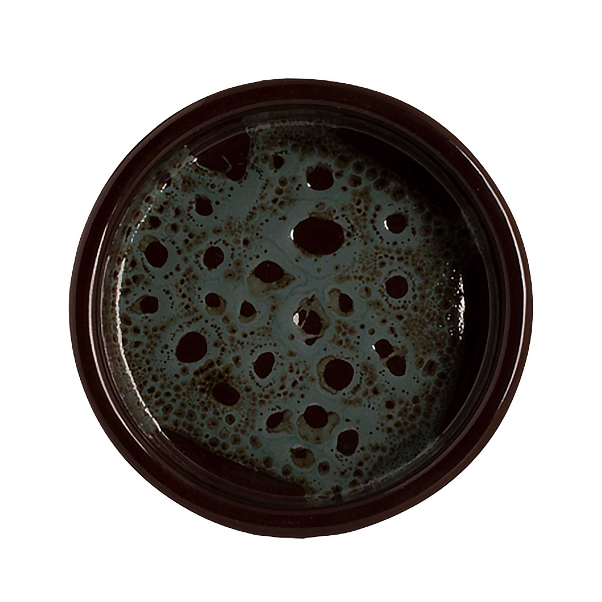 (24 Stück) TURKEY - Ofenform - Ø 120mm - Braun / blau